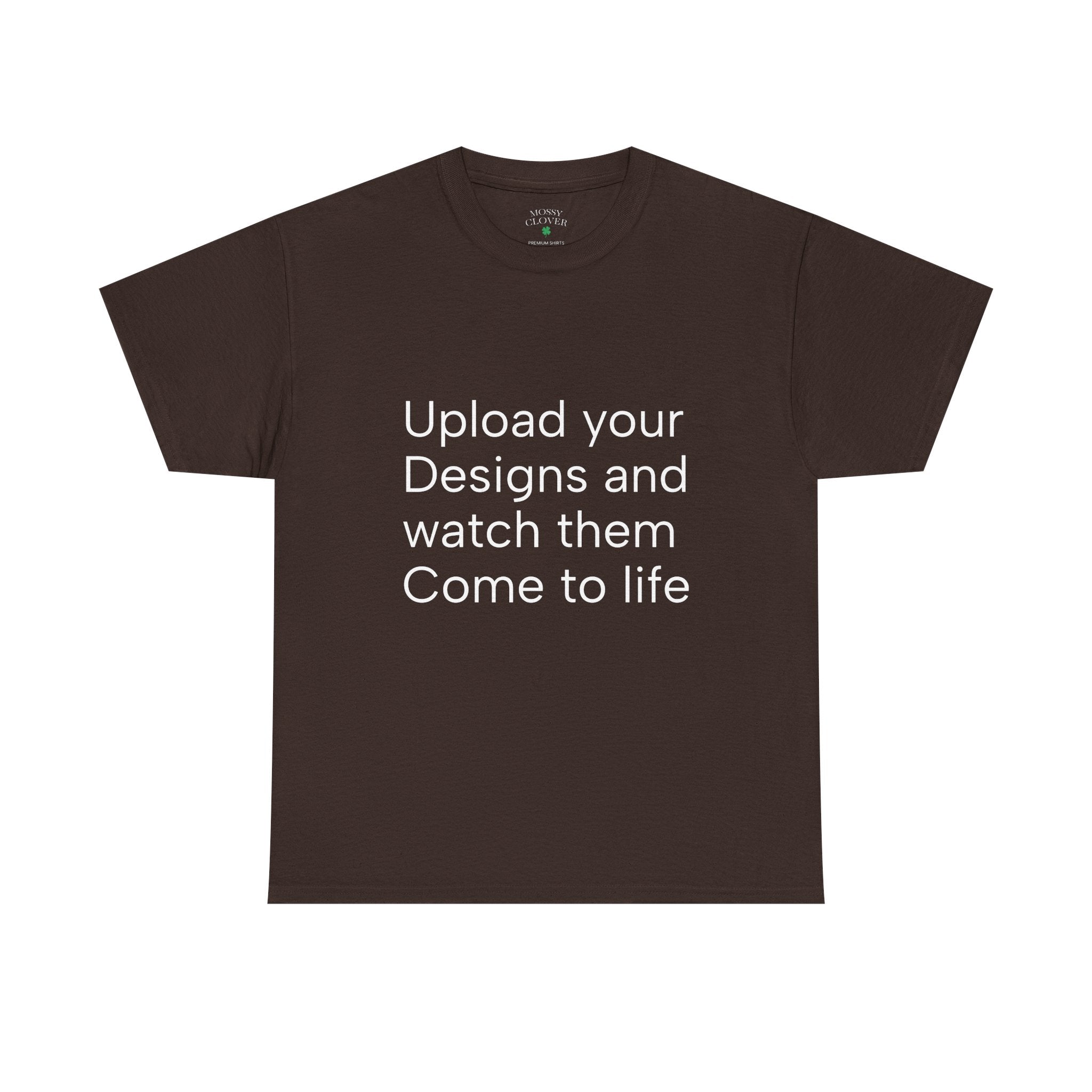 Customizable T‑Shirt – "Upload Your Designs and Watch Them Come to Life"