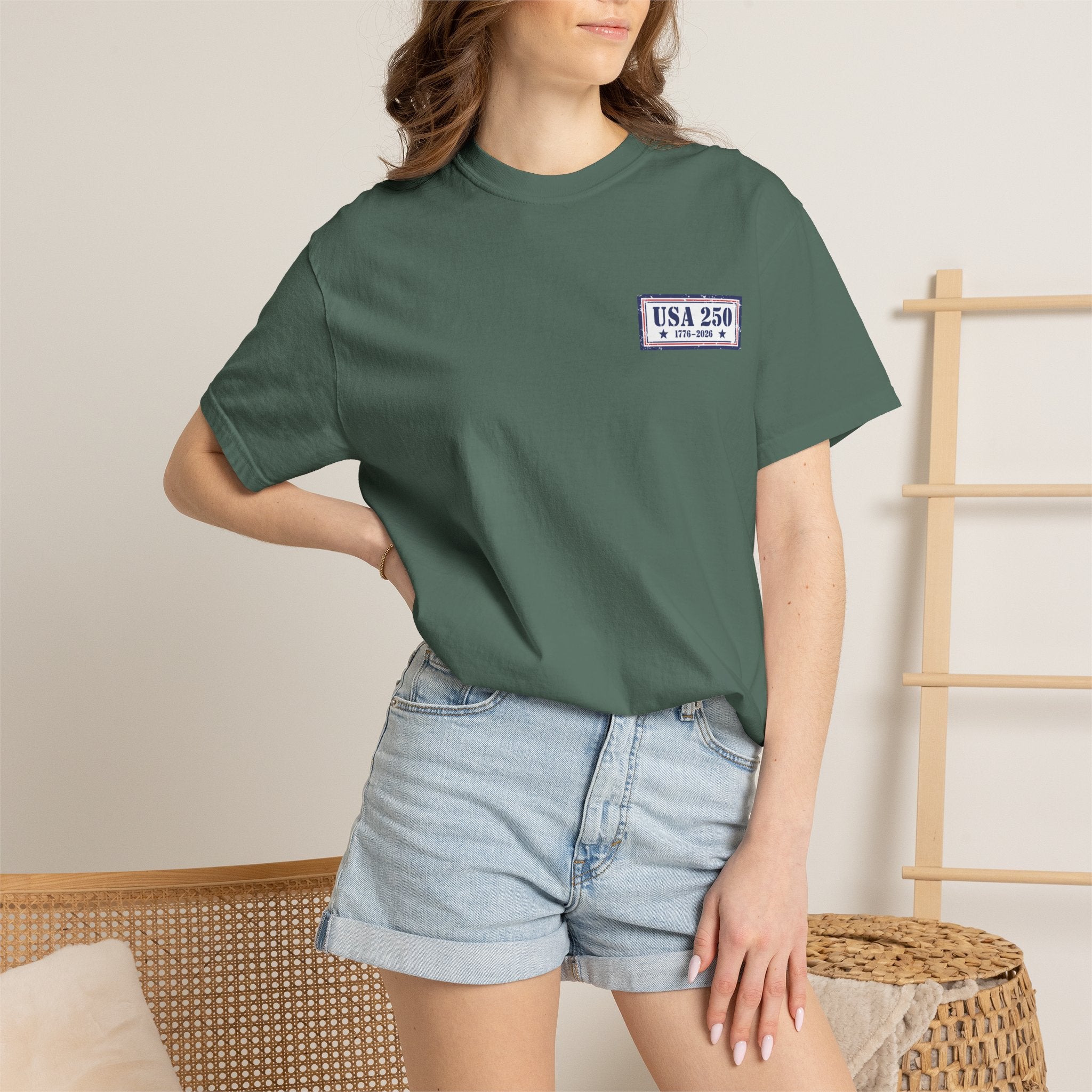 USA 250 Yrs ~ Unisex Garment-Dyed T-shirt