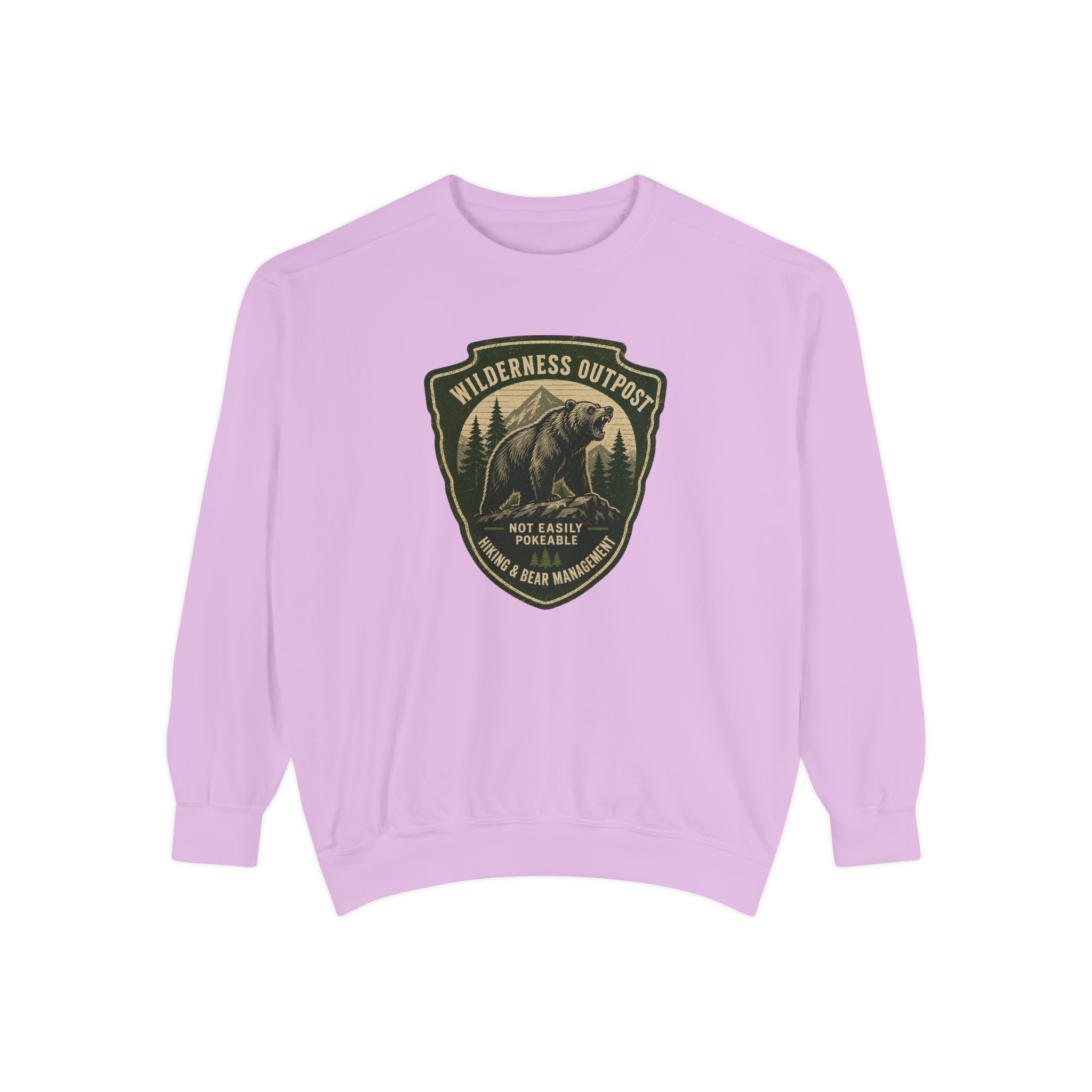 Wilderness Outfitters Bear Patch Sweatshirt — Outdoor Camping Crewneck