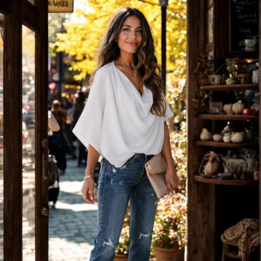 The Celeste Chiffon Blouse For Women