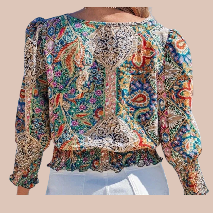 The Willow Gathered Blouse for Women