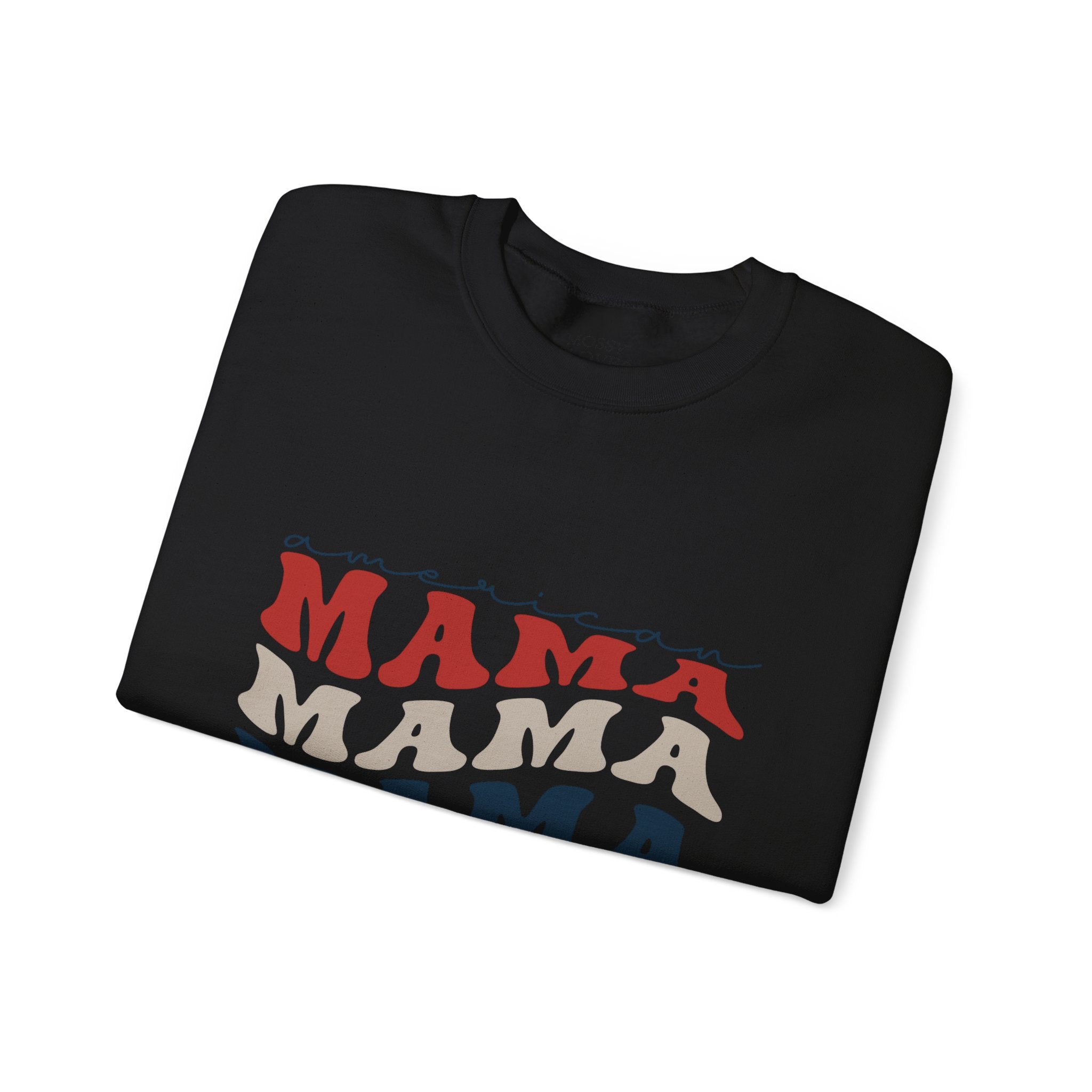 Mama Crewneck Sweatshirt — Vintage American Mama Graphic Pullover