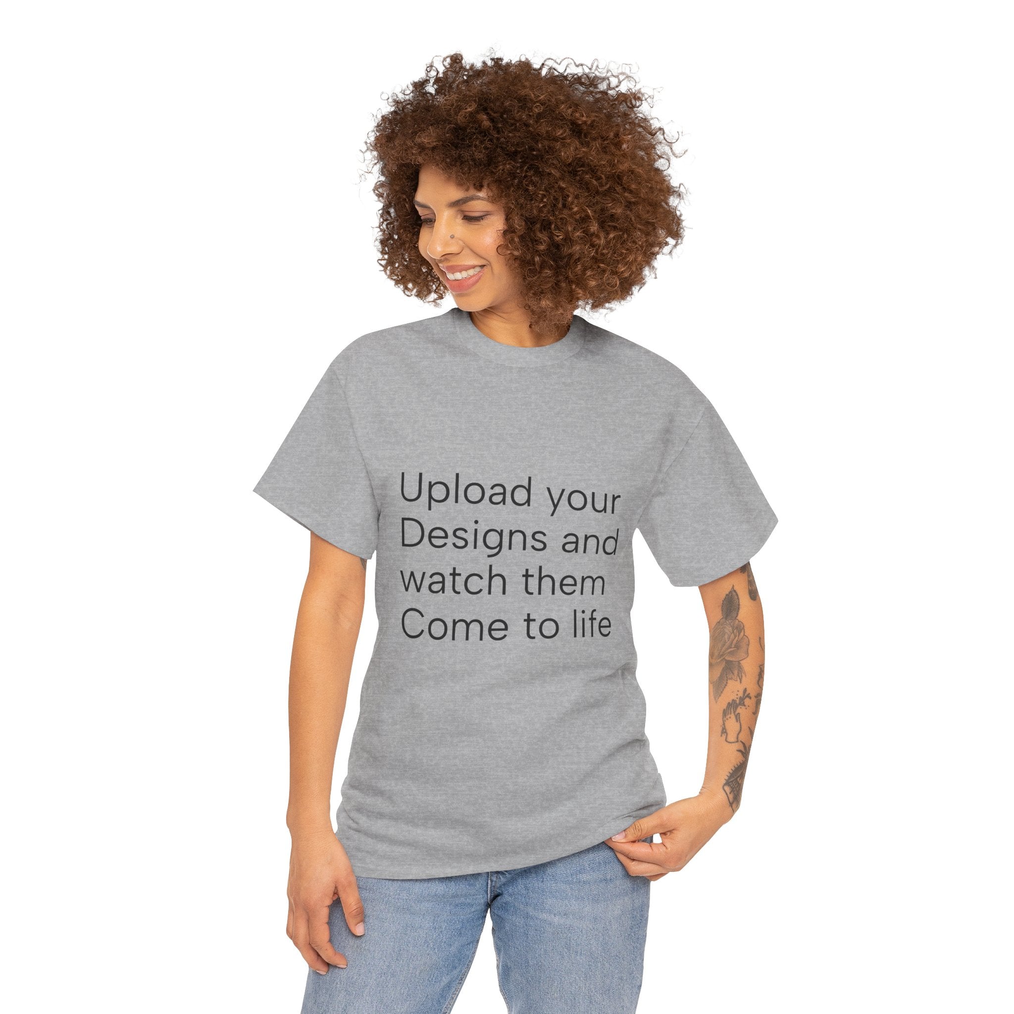 Customizable T‑Shirt – "Upload Your Designs and Watch Them Come to Life"