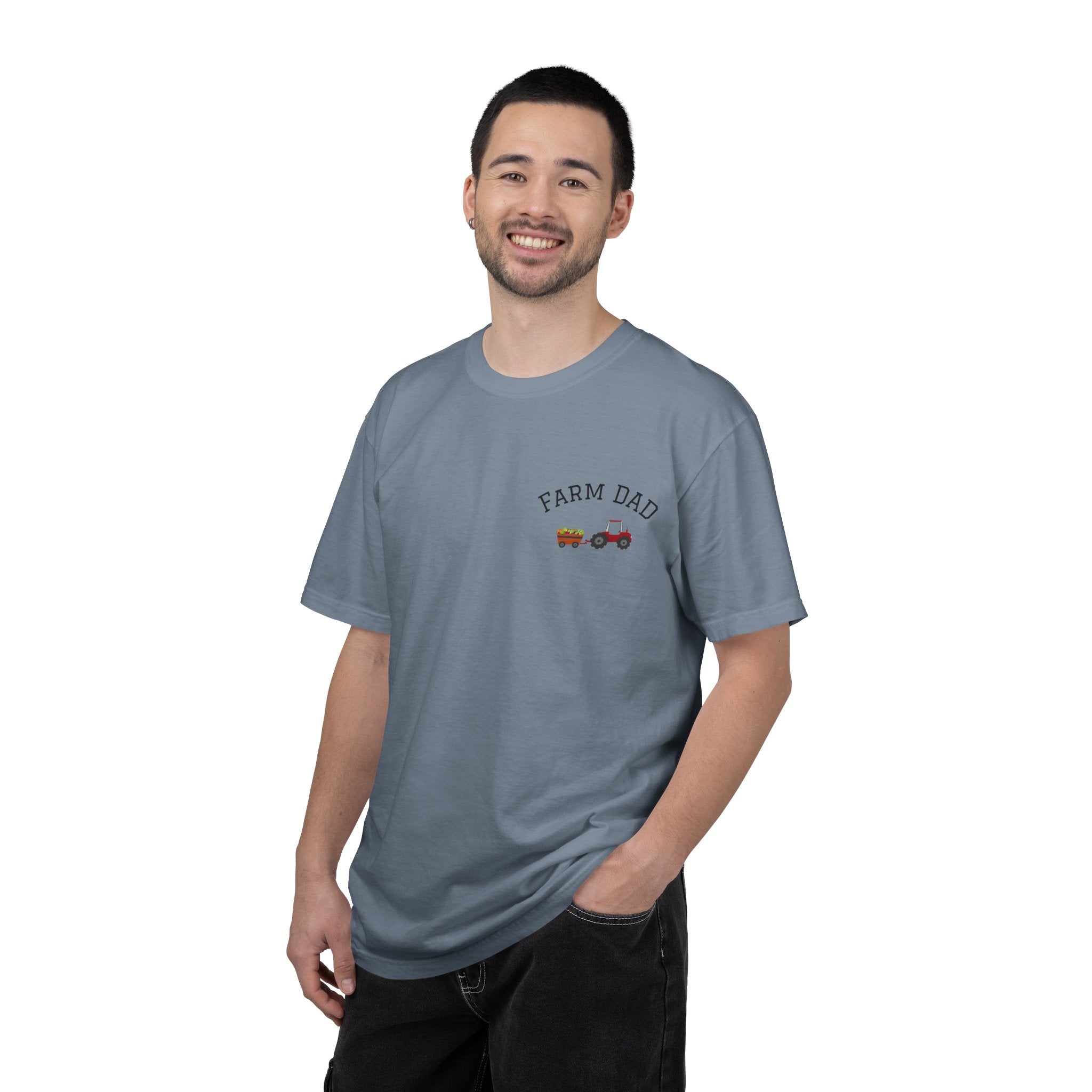 Farmer Dad T-Shirt — Rustic Farm Animals Graphic Tee