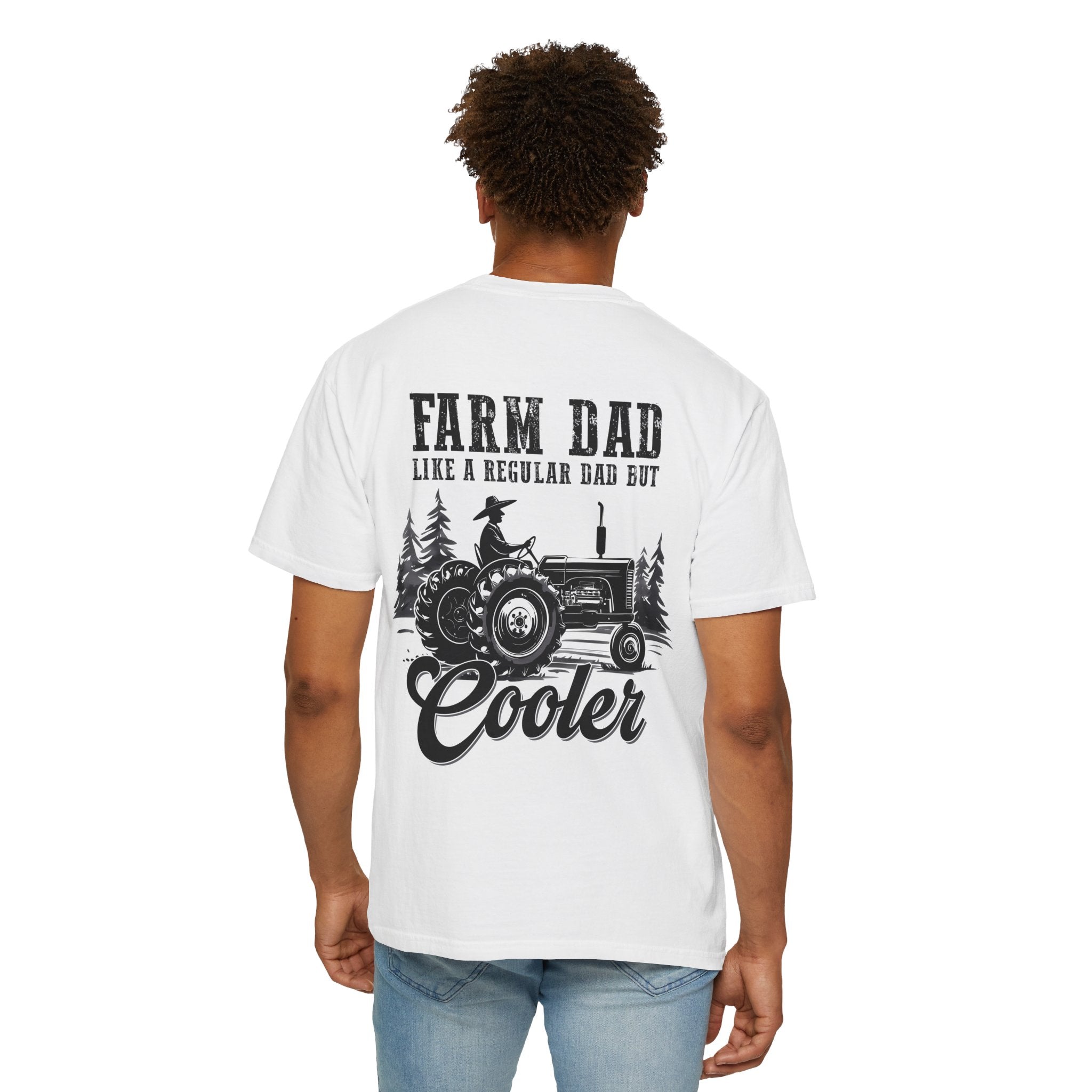 Farmer Dad T-Shirt — Rustic Farm Animals Graphic Tee