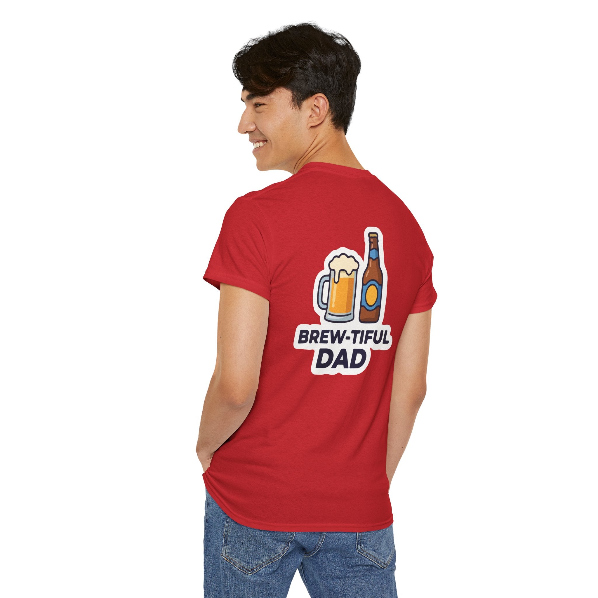 Brew-tiful Dad T-Shirt — Funny Father's Day Beer Tee
