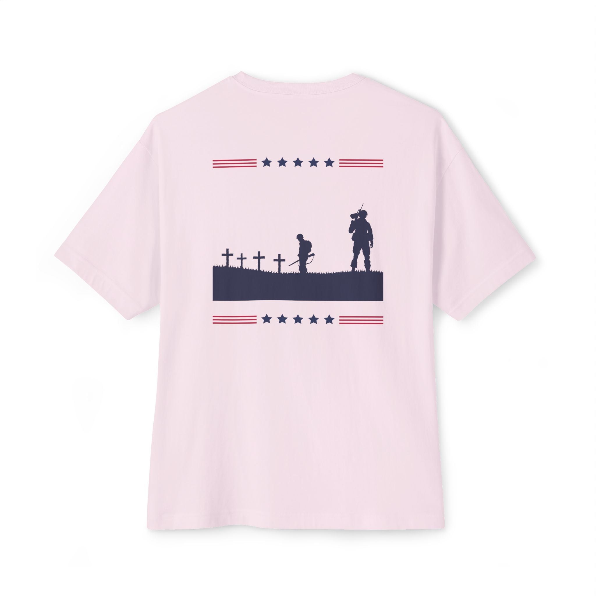 Memorial Day Tribute Tee — Veterans Cemetery Silhouette Patriotic T-Shirt