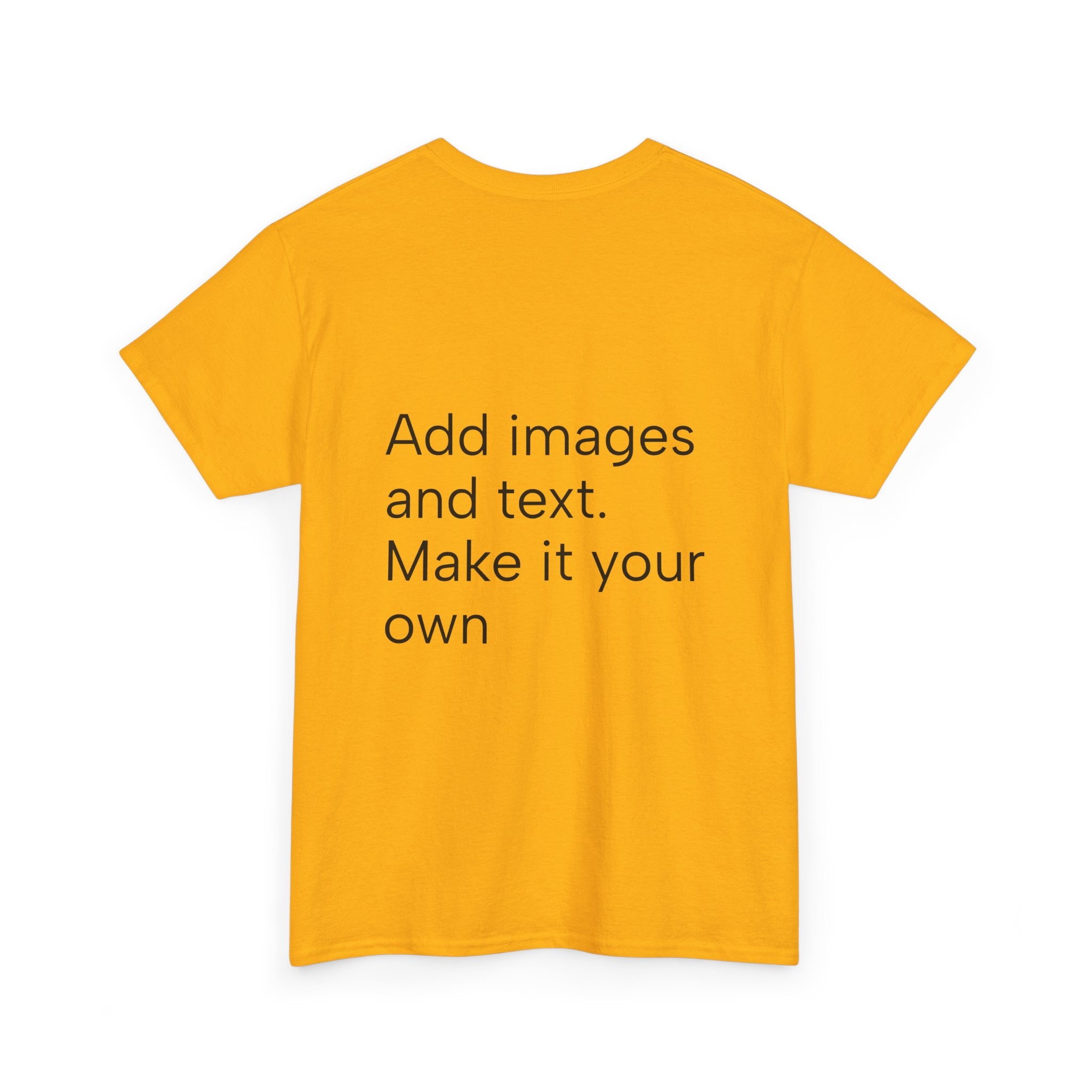Customizable T‑Shirt – "Upload Your Designs and Watch Them Come to Life"