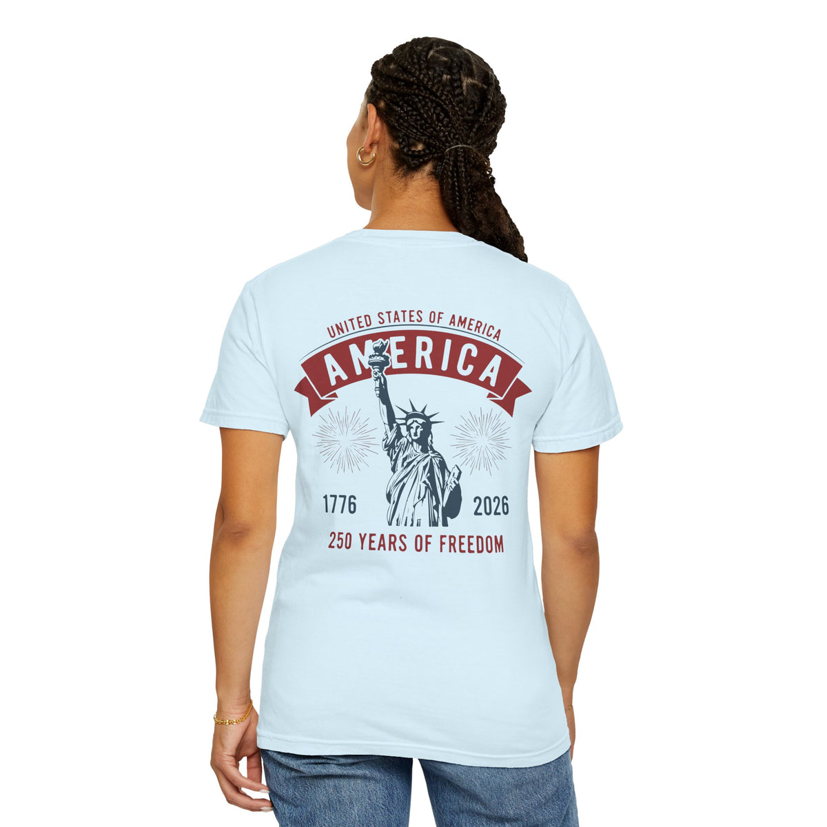 USA 250 Yrs ~ Unisex Garment-Dyed T-shirt