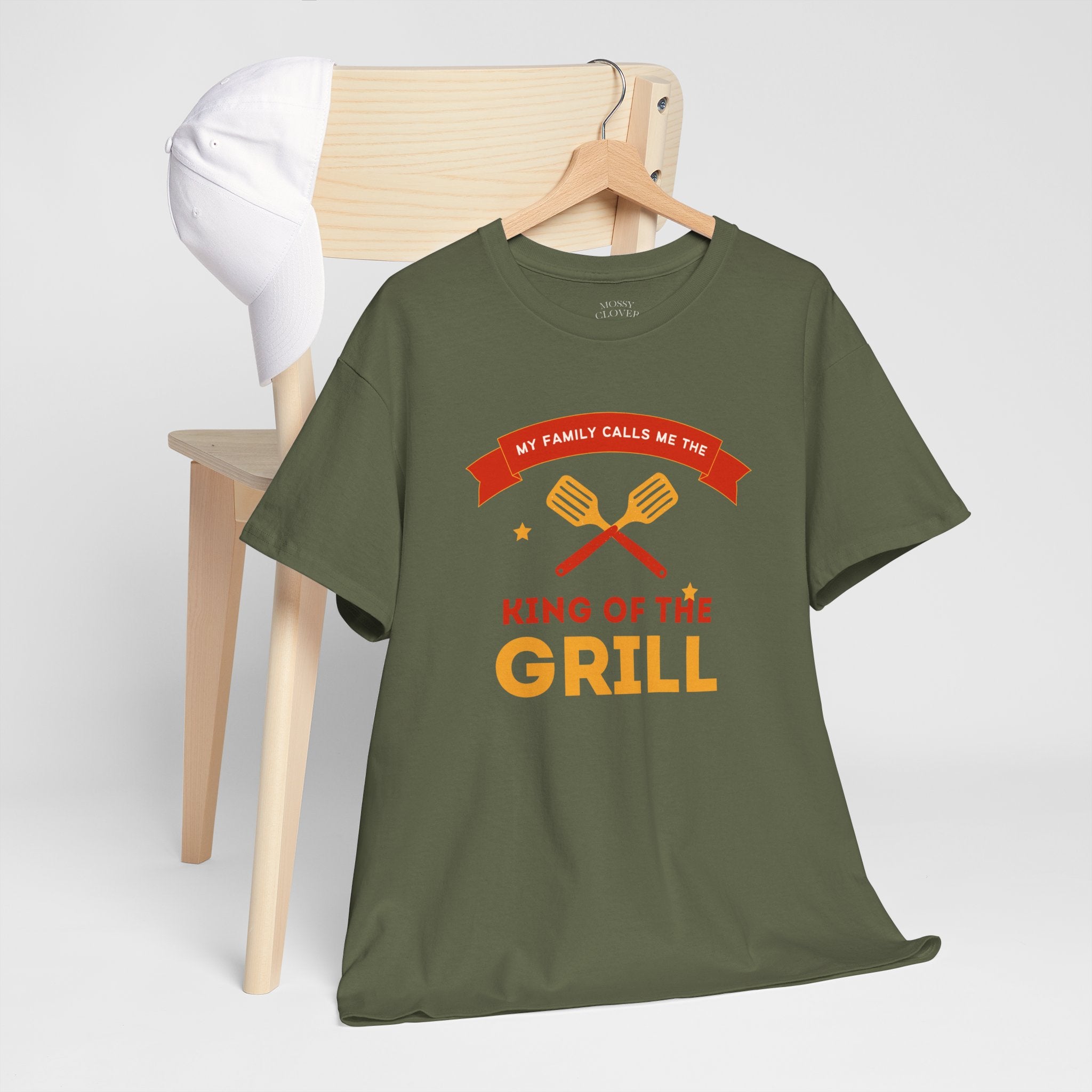 King of the Grill T-Shirt — My Family Calls Me The King of the Grill BBQ Tee