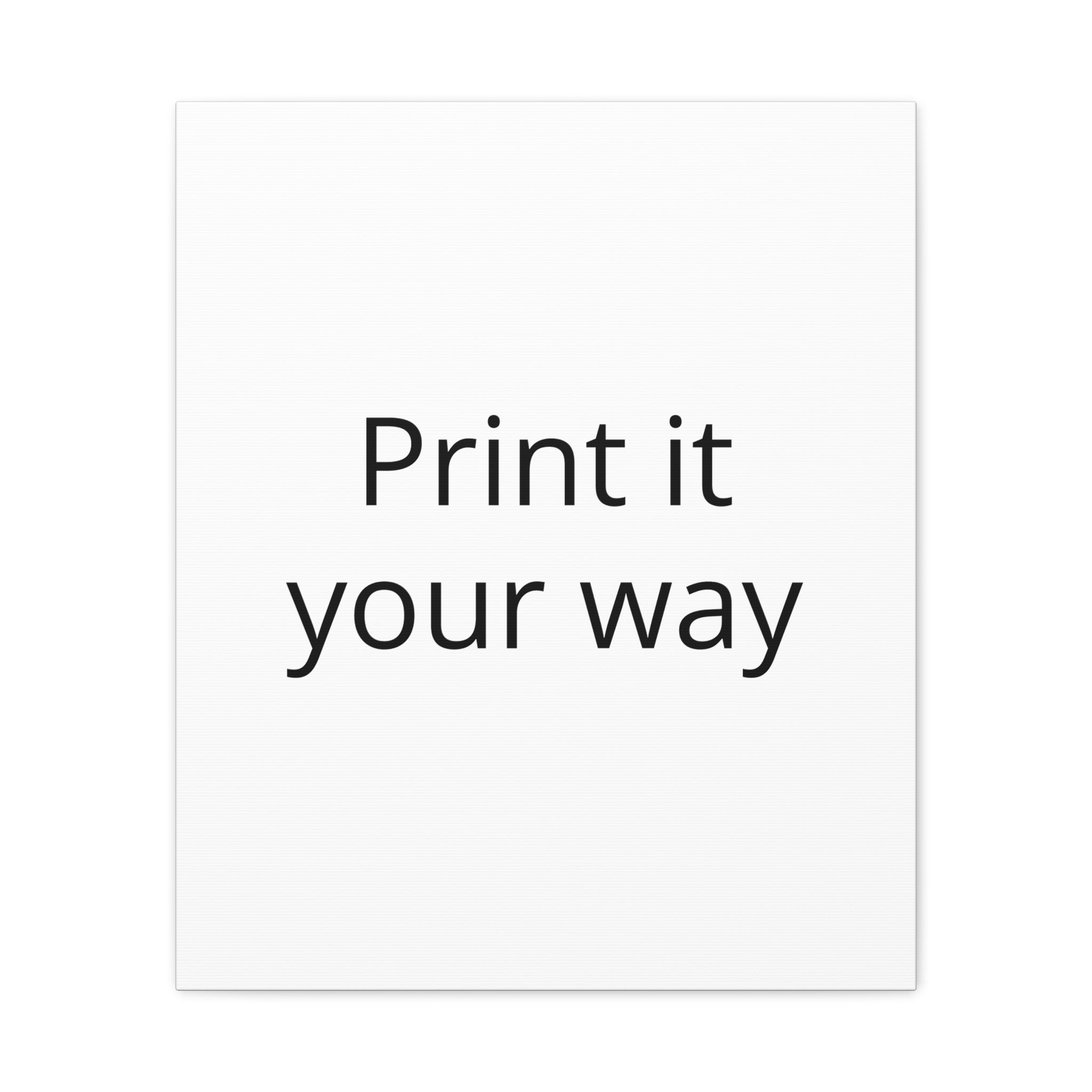 Matte Canvas, Stretched, 1.25"