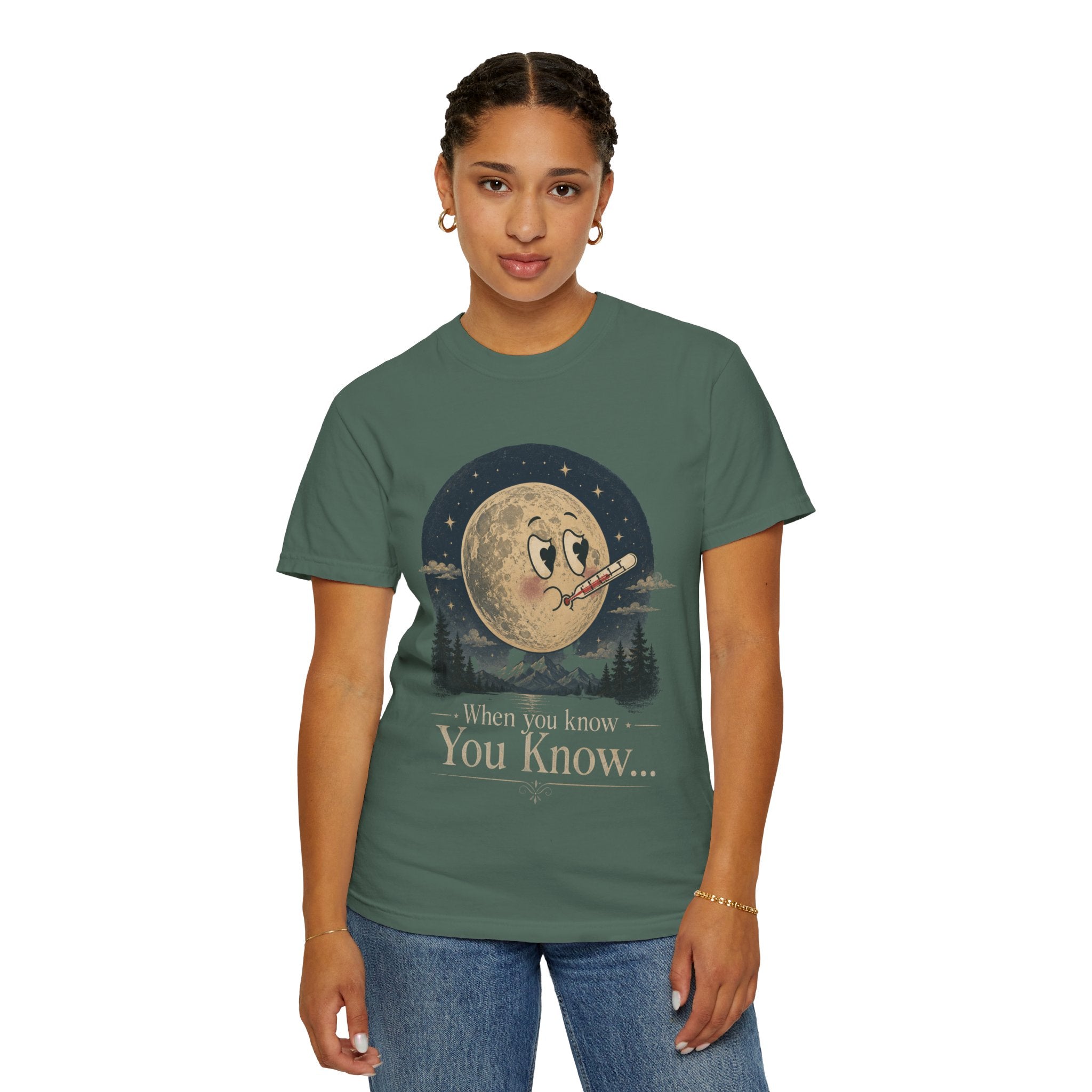 Moonlit Retro Tee — 'When You Know... You Know' Graphic T-Shirt