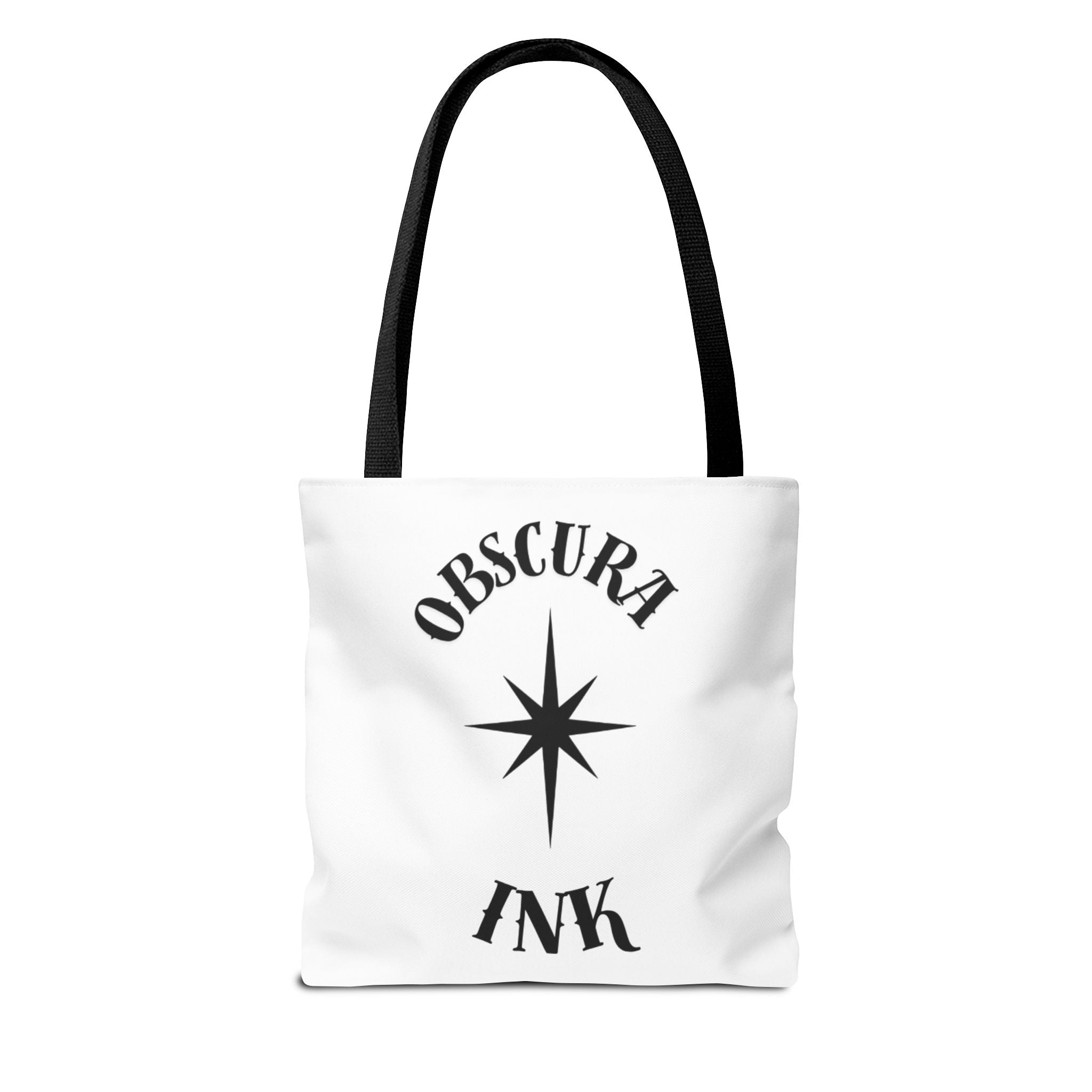 Obscura Ink Compass Tote Bag — Gothic Star Logo Canvas Tote