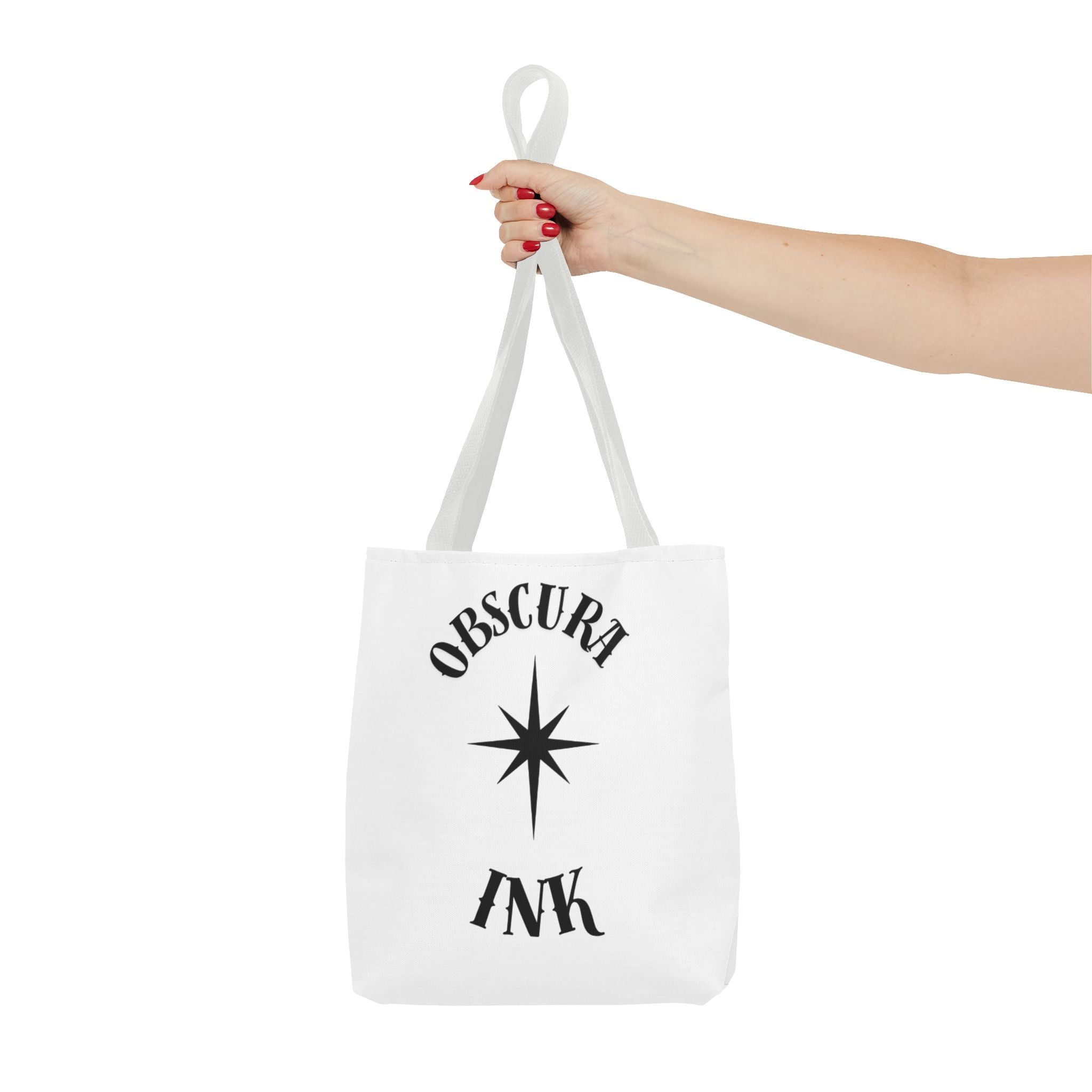 Obscura Ink Compass Tote Bag — Gothic Star Logo Canvas Tote