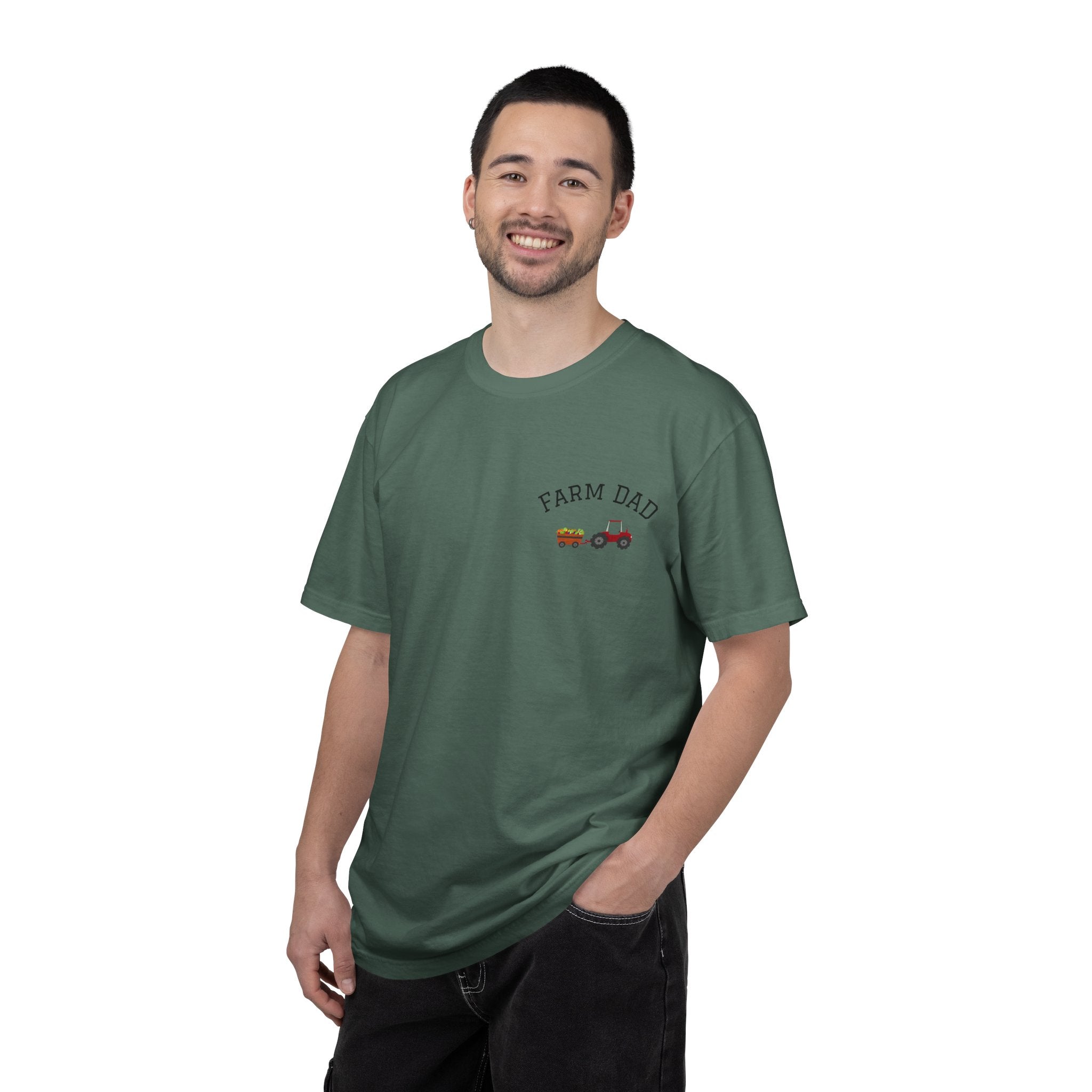 Farmer Dad T-Shirt — Rustic Farm Animals Graphic Tee