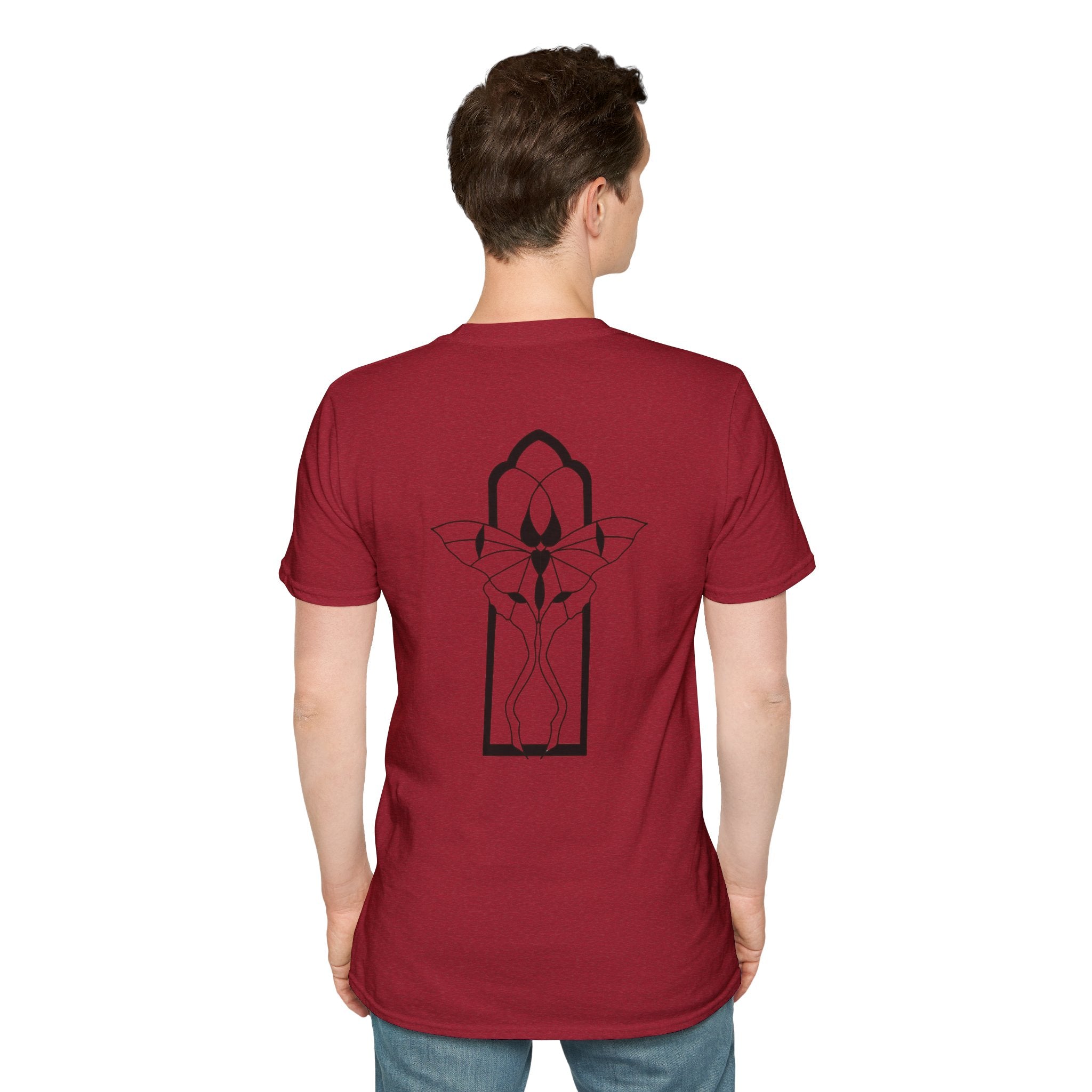 Graphic Tee —AT design 3 ~ Stained Glass Moth