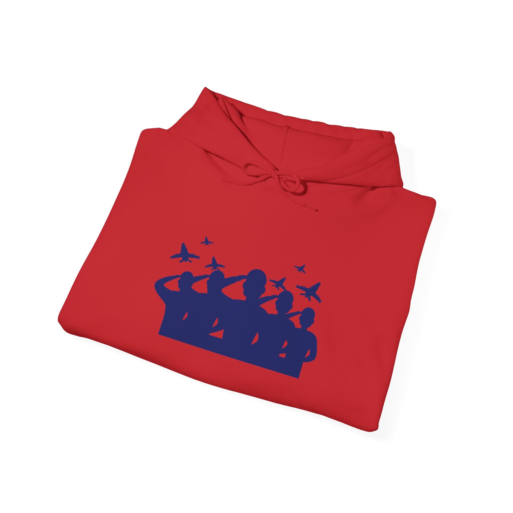 Patriotic Salute Hoodie – Military Family Stars Pullover