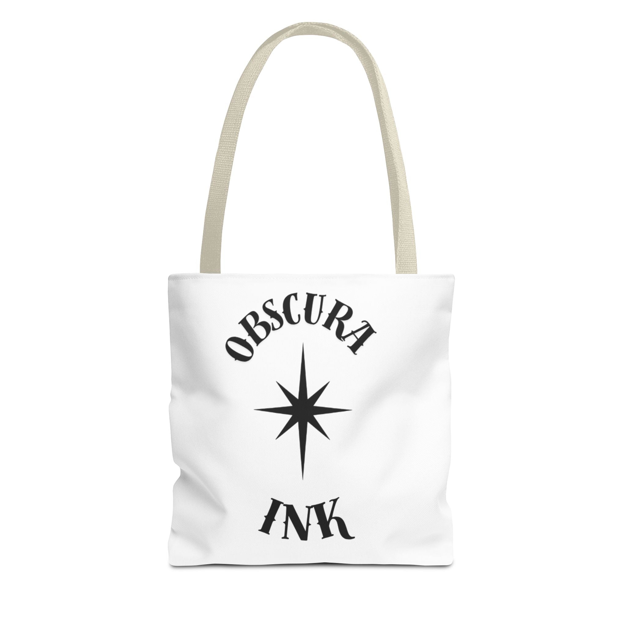 Obscura Ink Compass Tote Bag — Gothic Star Logo Canvas Tote