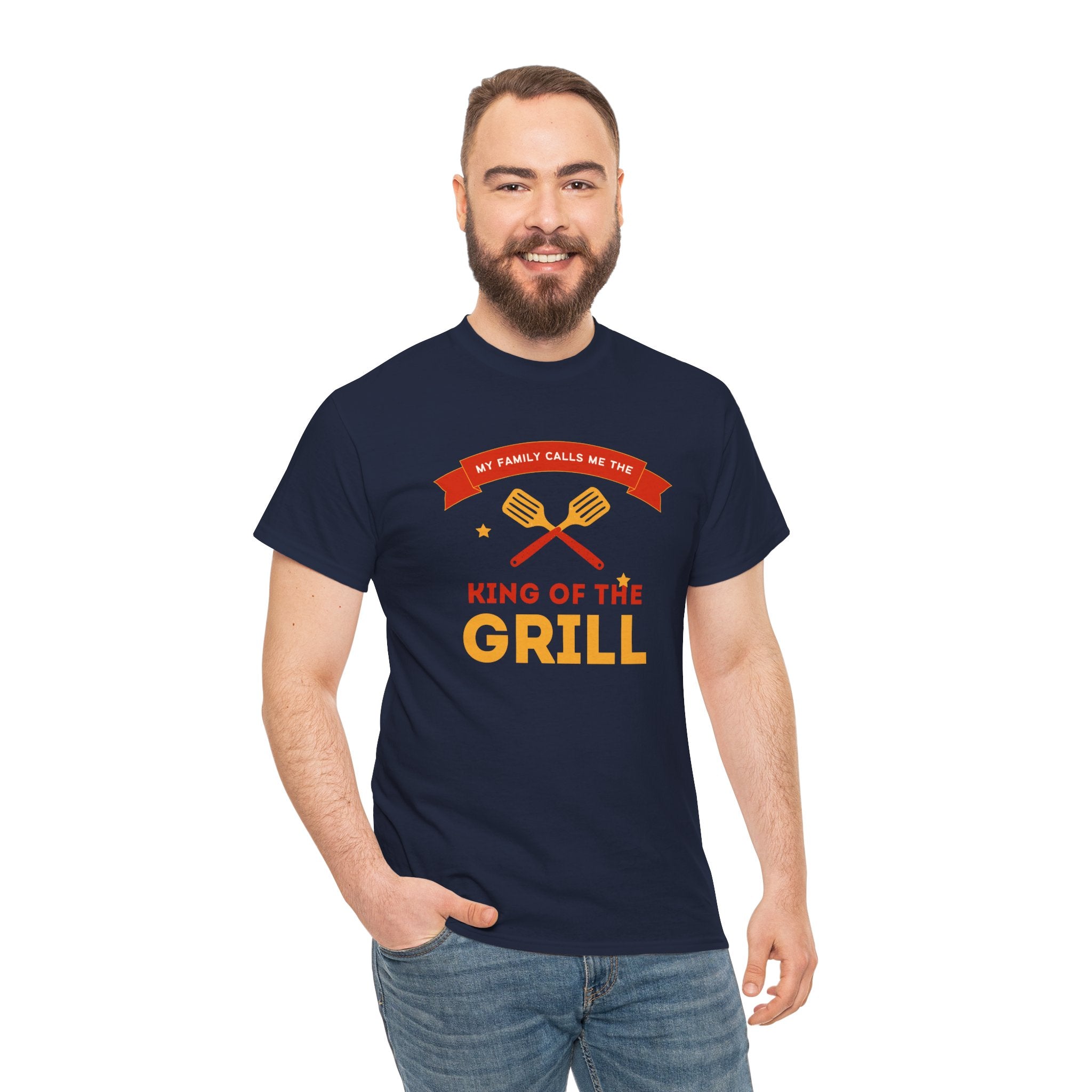 King of the Grill T-Shirt — My Family Calls Me The King of the Grill BBQ Tee