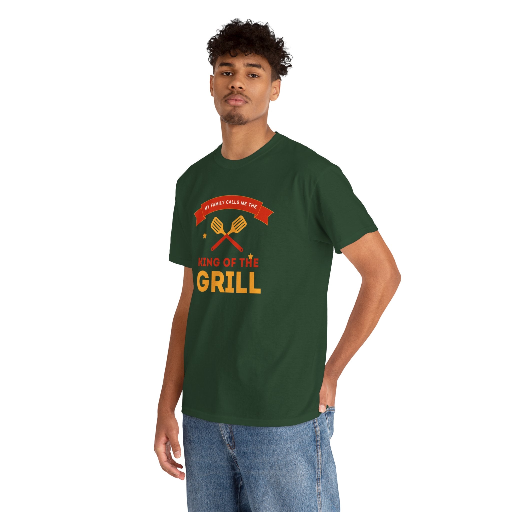 King of the Grill T-Shirt — My Family Calls Me The King of the Grill BBQ Tee