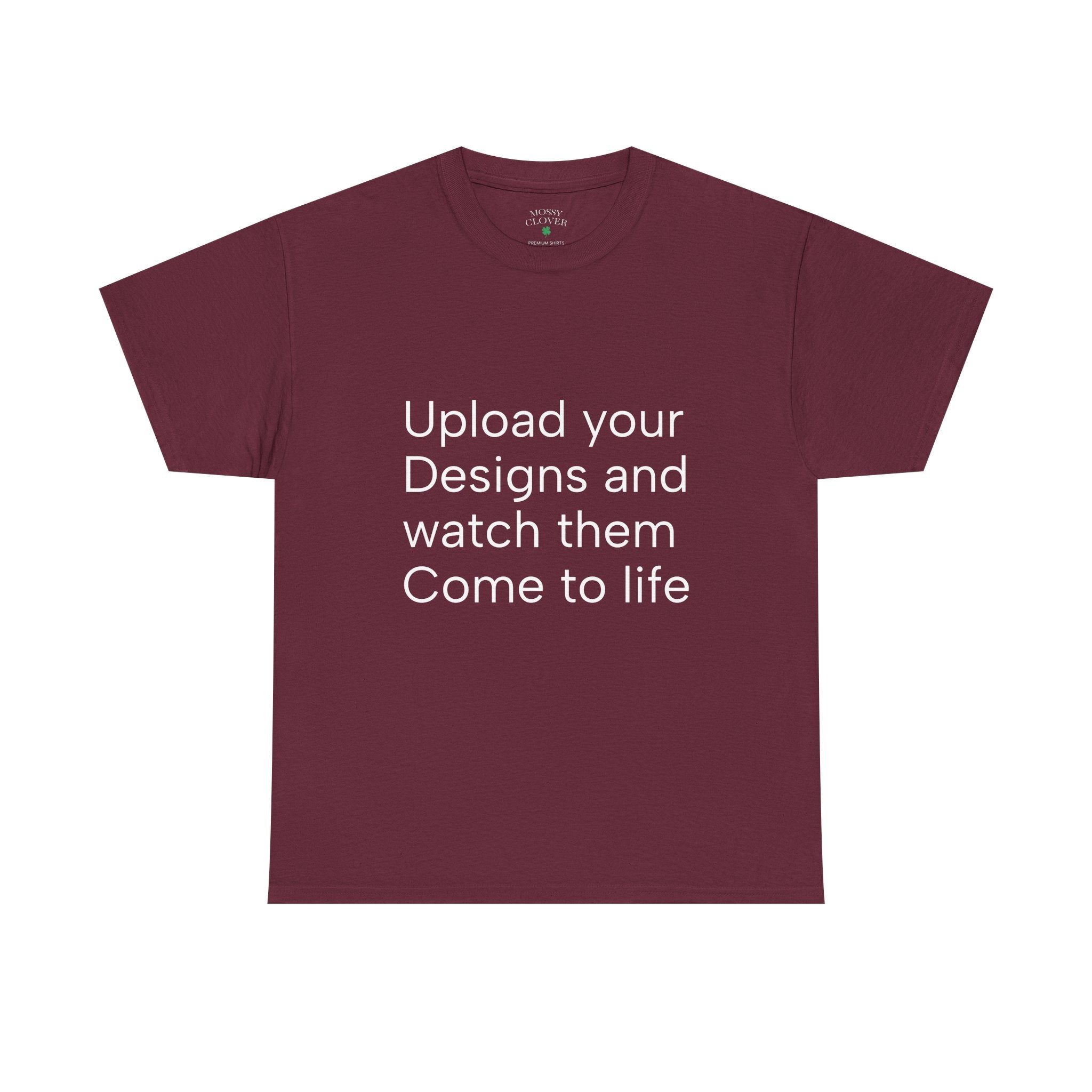 Customizable T‑Shirt – "Upload Your Designs and Watch Them Come to Life"