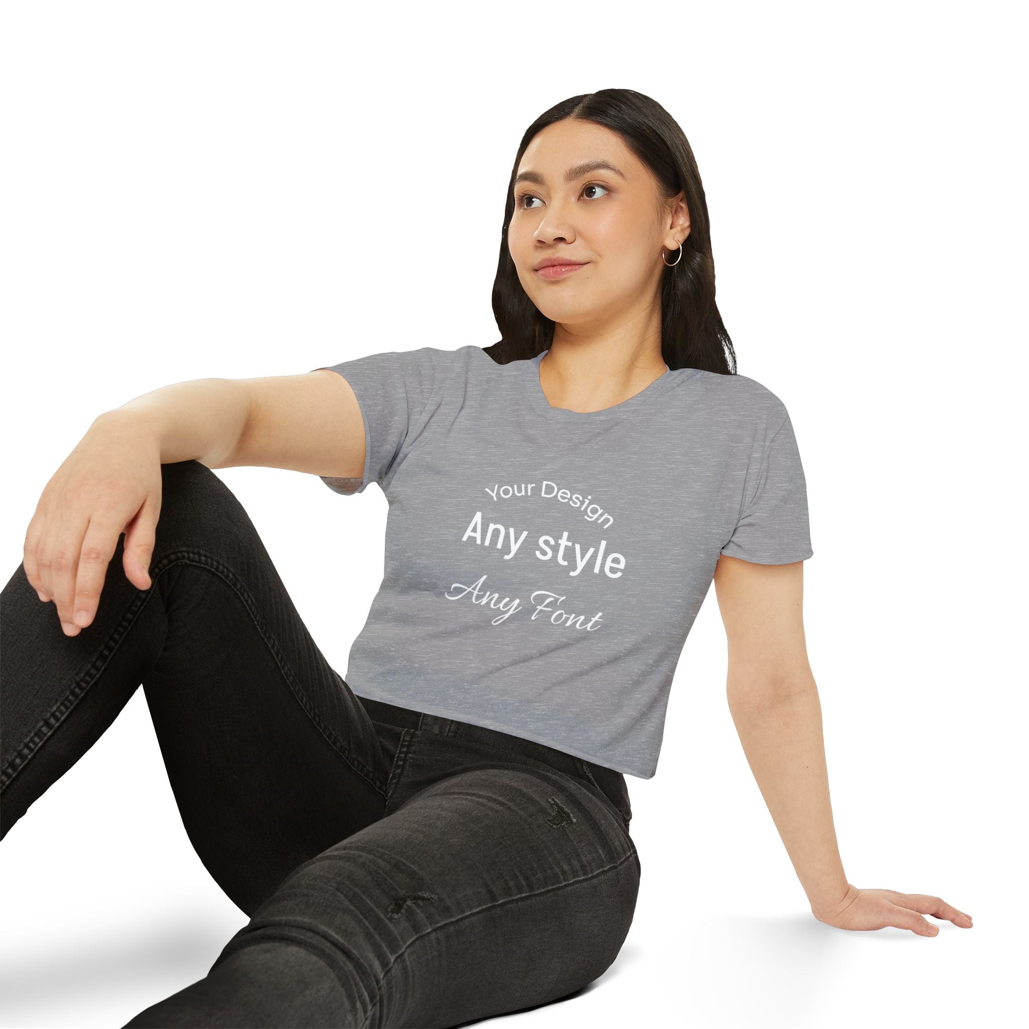 Women's Festival Crop Top — Customizable Graphic Crop Tee