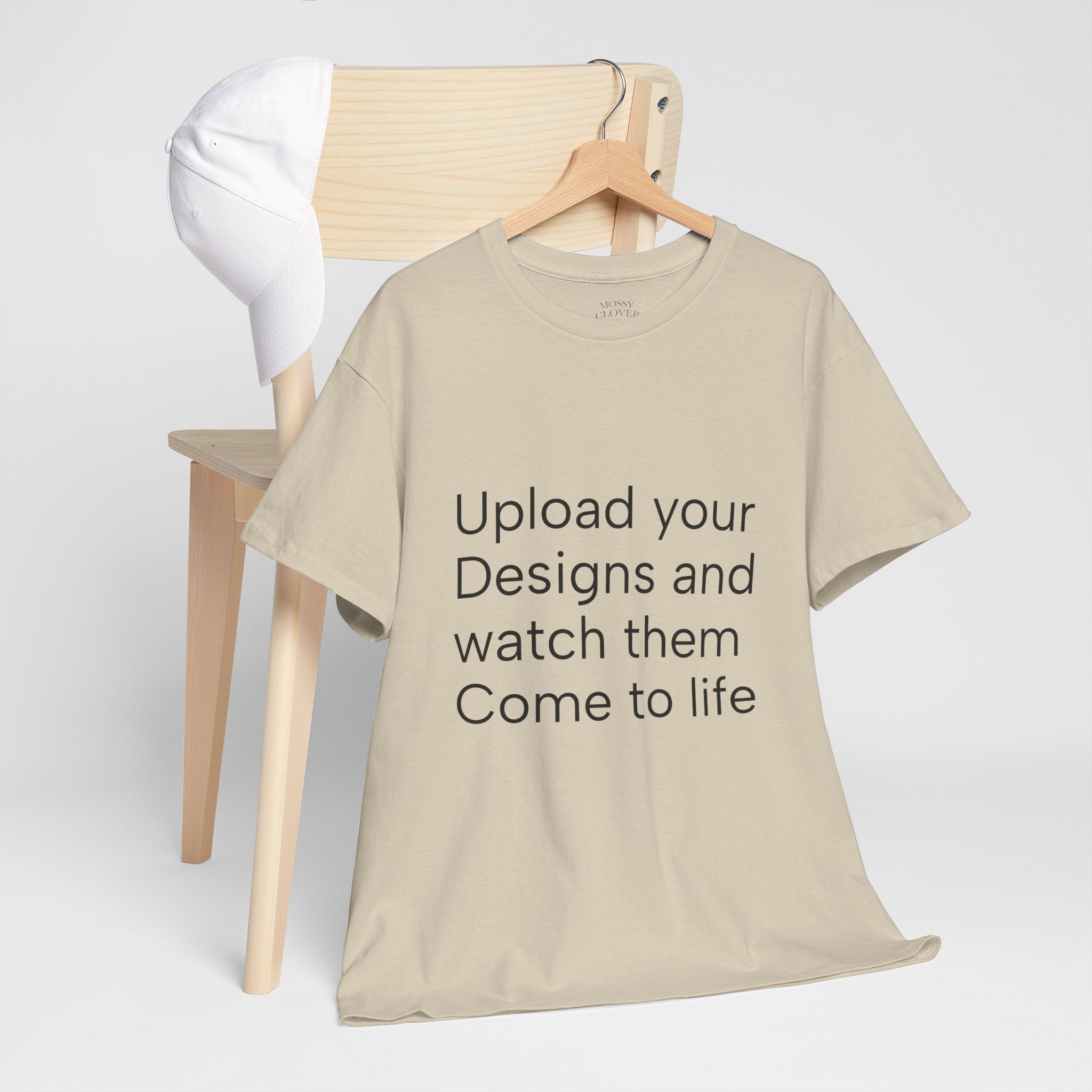 Customizable T‑Shirt – "Upload Your Designs and Watch Them Come to Life"