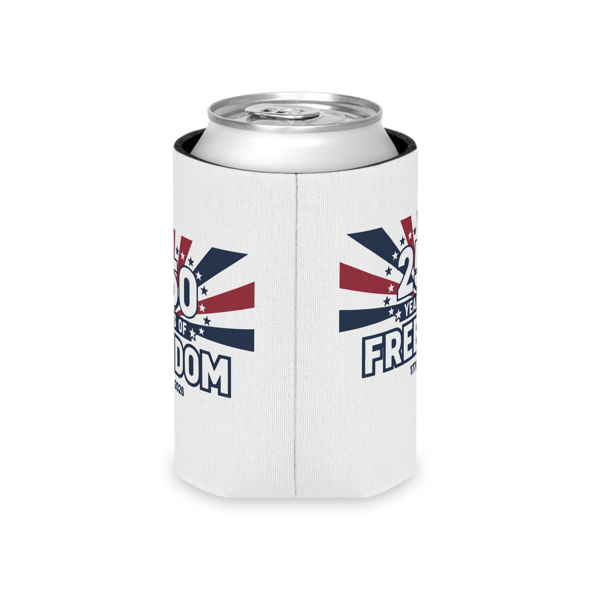 250 Years of Freedom Can Cooler — 1776–2026 Patriotic Beverage Koozie