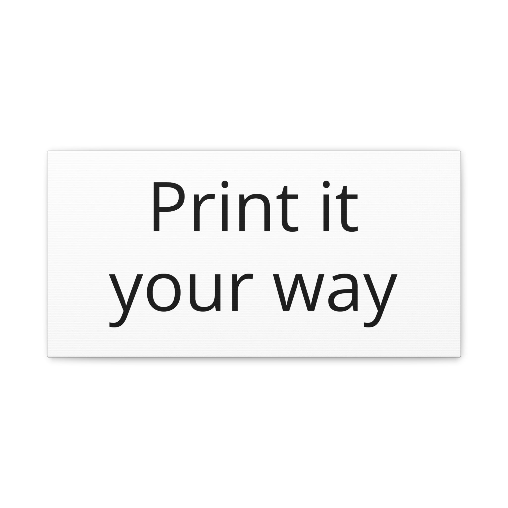 Matte Canvas, Stretched, 1.25"