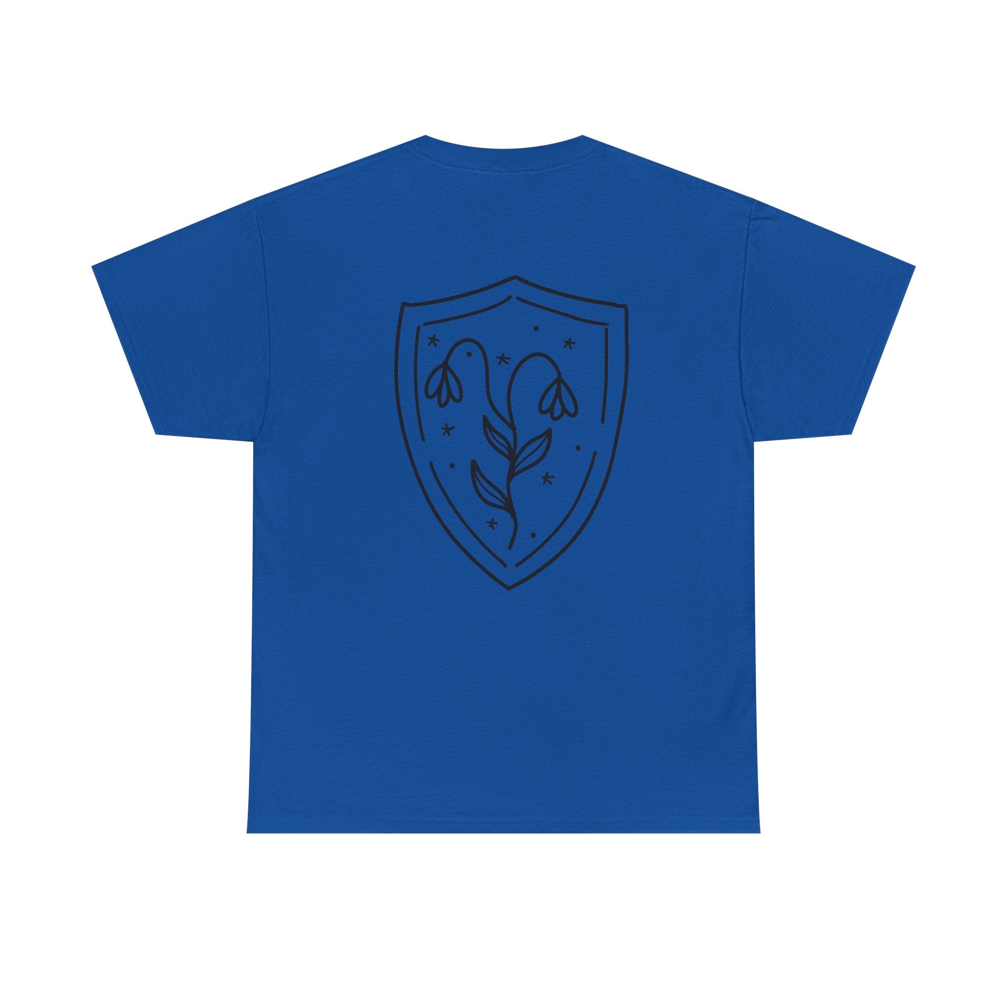 Shield Floral Tee — Obscura Ink Graphic T‑Shirt
