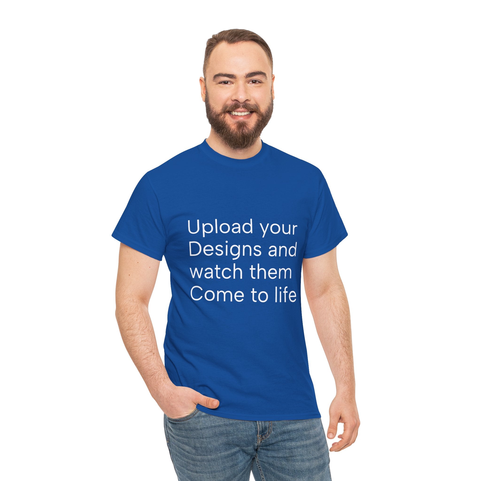Customizable T‑Shirt – "Upload Your Designs and Watch Them Come to Life"
