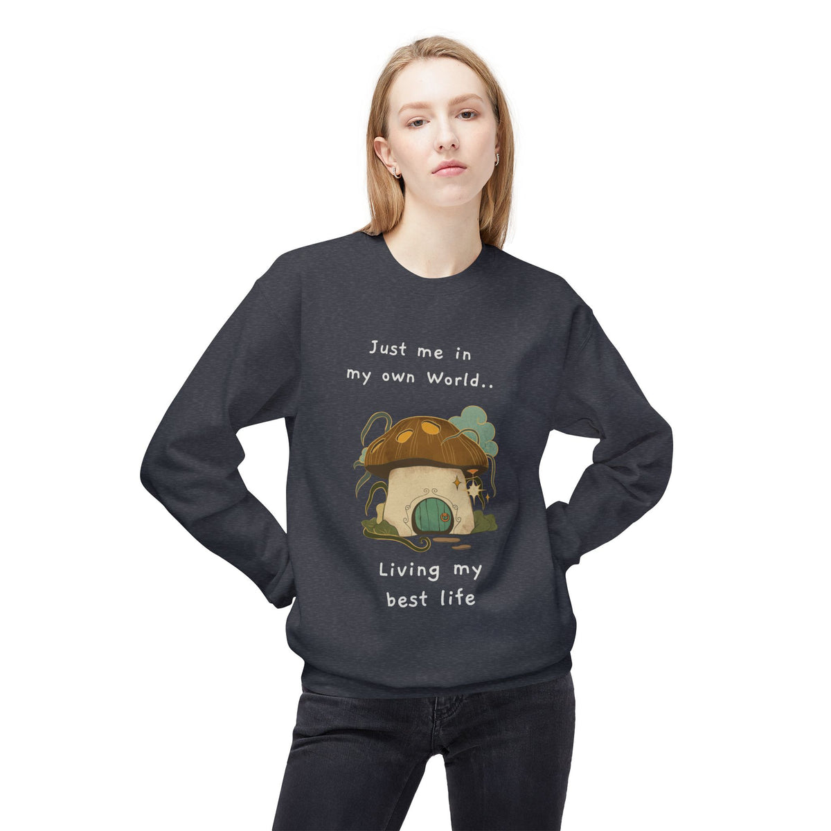 Cozy Mushroom House Sweatshirt — Crewneck
