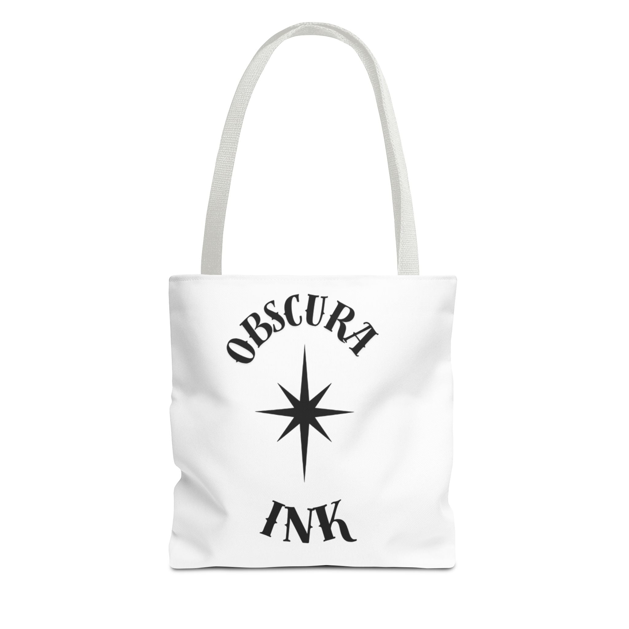 Obscura Ink Compass Tote Bag — Gothic Star Logo Canvas Tote