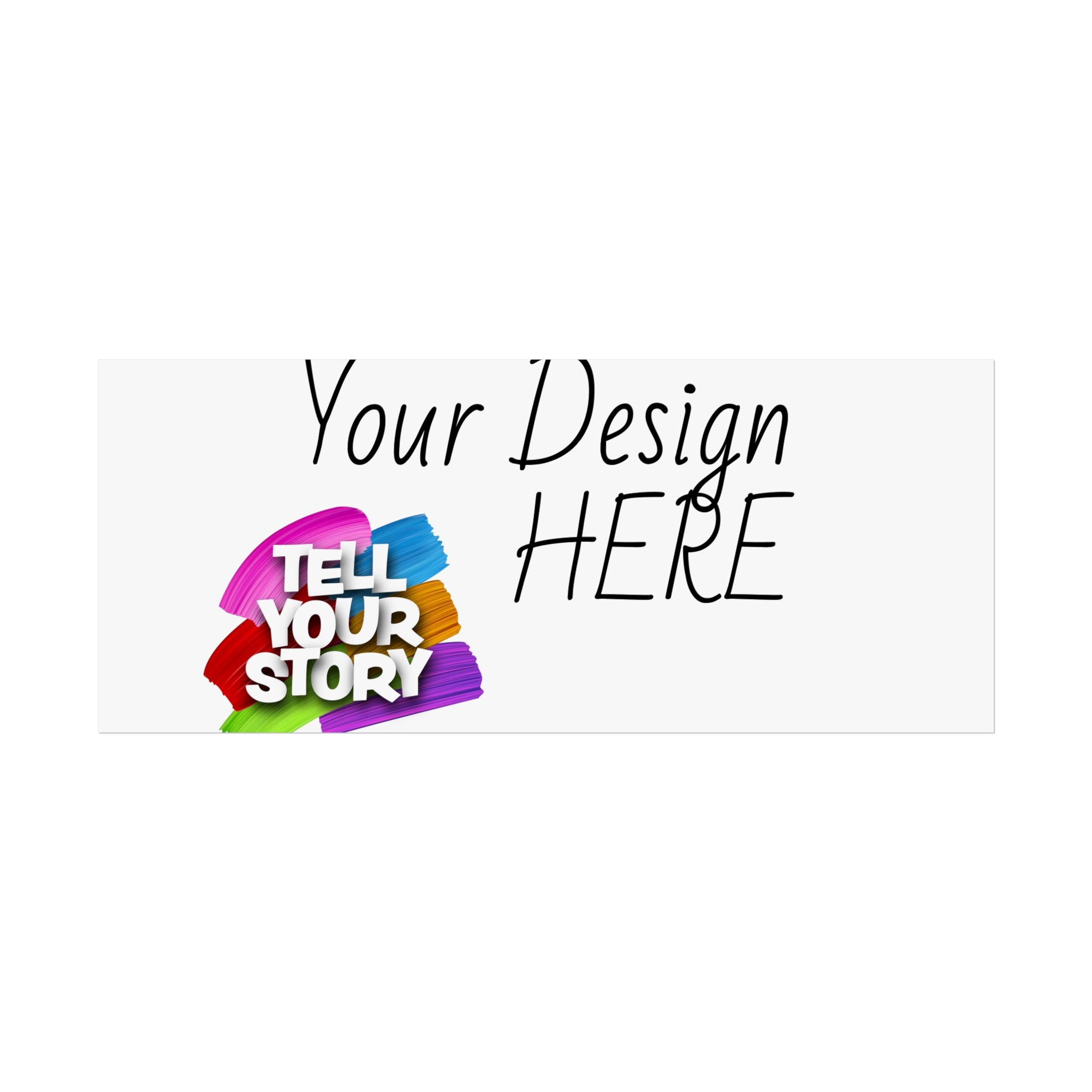 Fine Art Poster — Custom Vertical "Your Design Here" Wall Art (Tell Your Story)