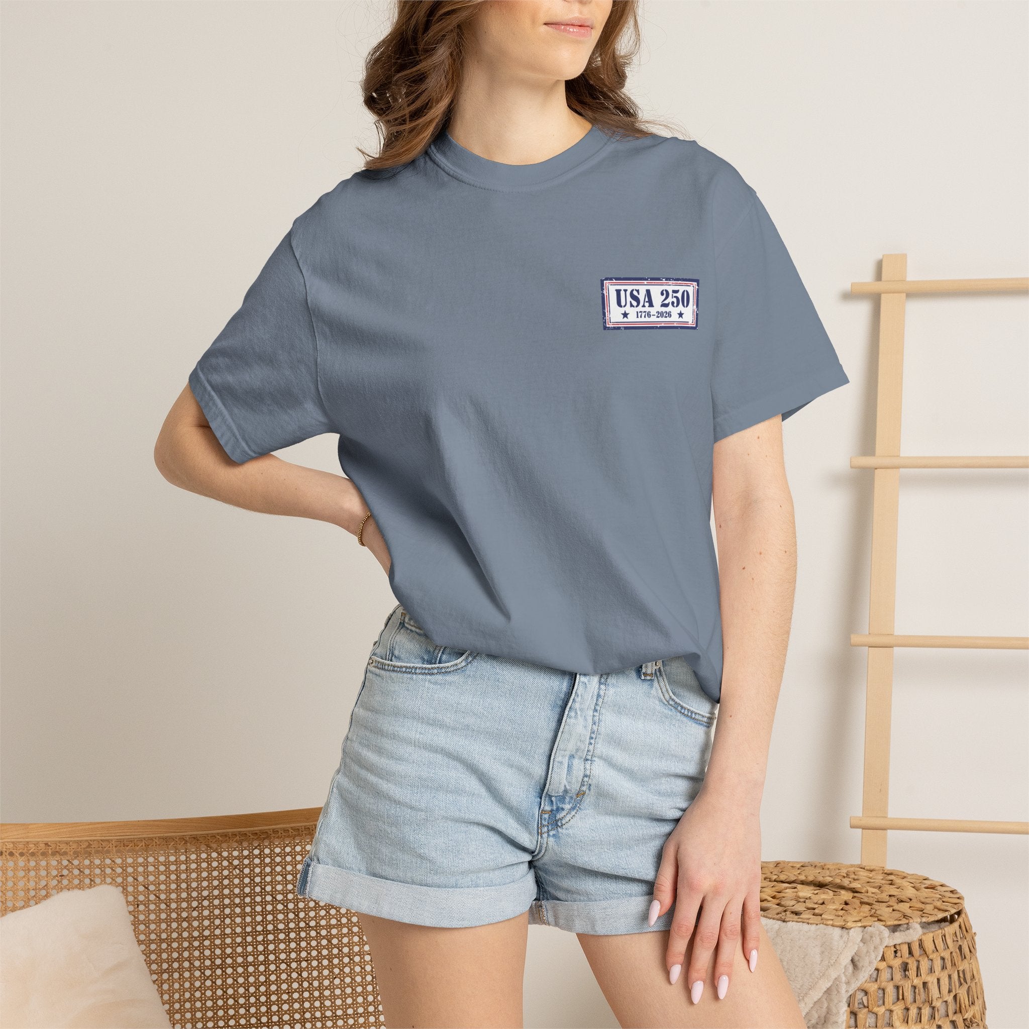 USA 250 Yrs ~ Unisex Garment-Dyed T-shirt
