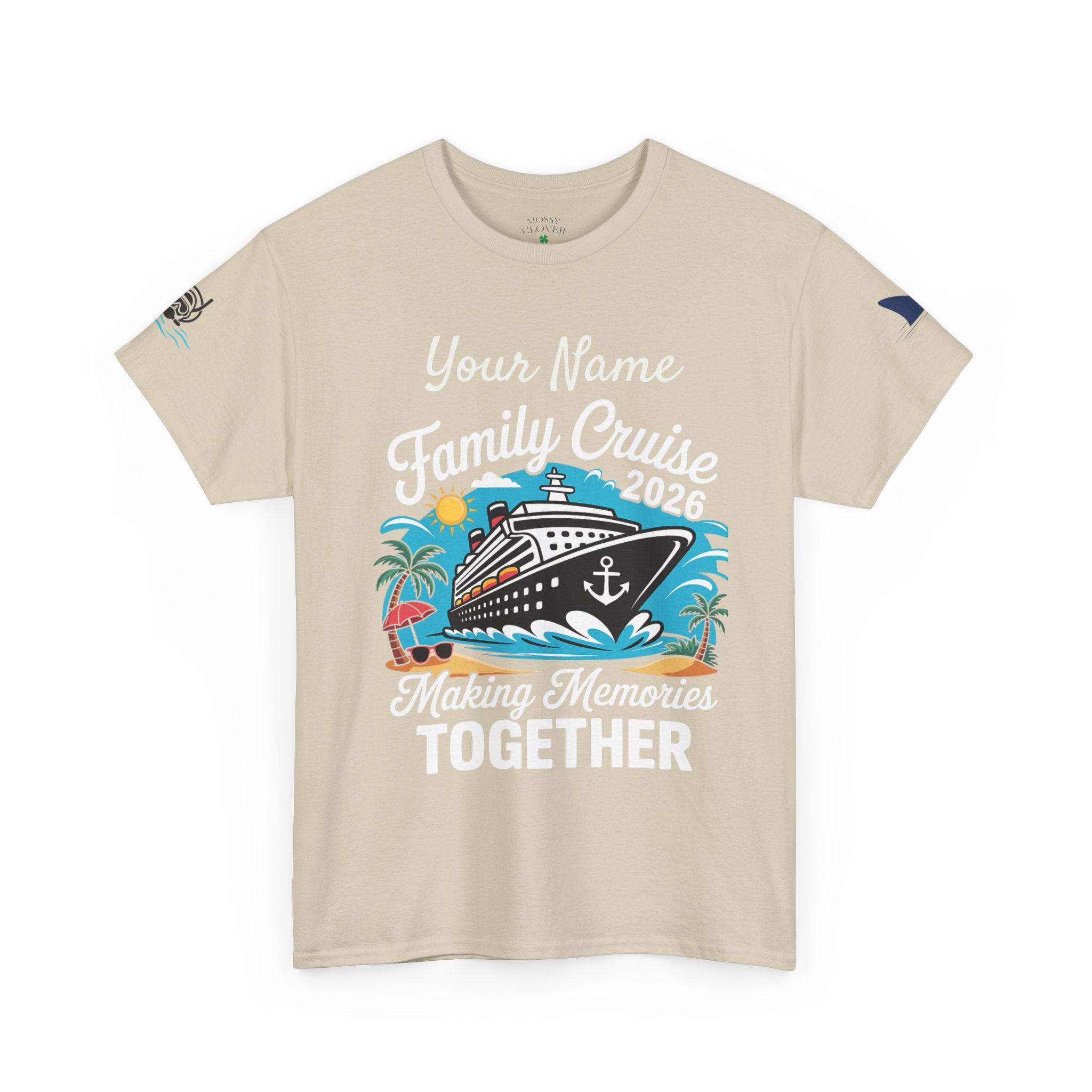 Family Cruise T‑Shirt — Customizable 'Making Memories Together' Cruise Vacation Tee