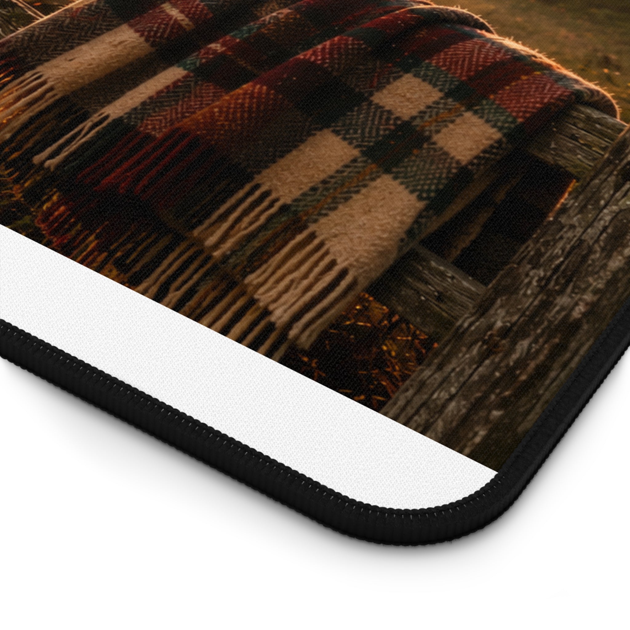 Custom Photo Desk Mat — Personalized Scenic Office Mousepad ("Print it your way")