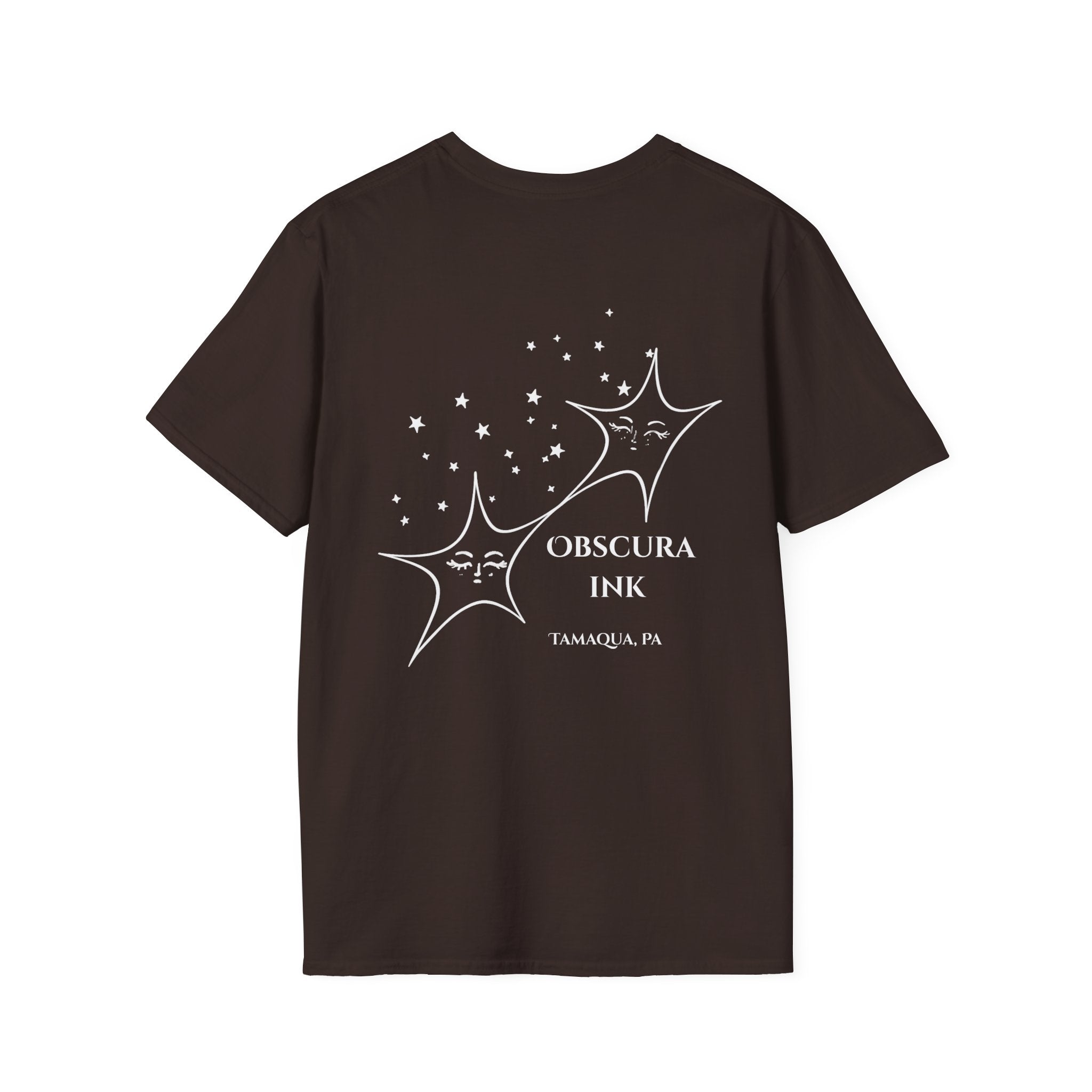 Stars logo ~ Back ~ Obscura Ink Signature Tee