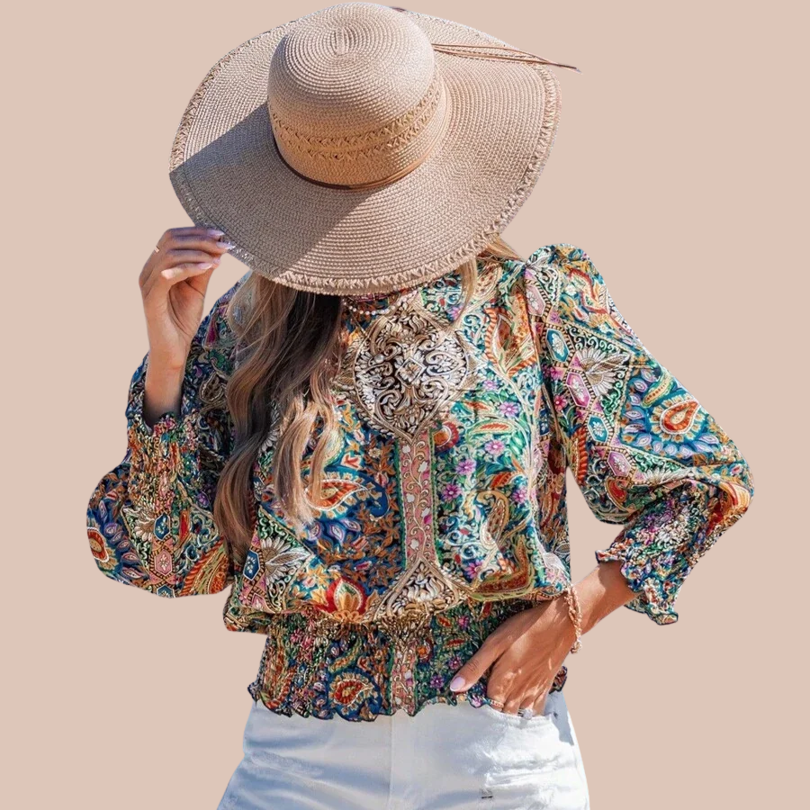 The Willow Gathered Blouse for Women