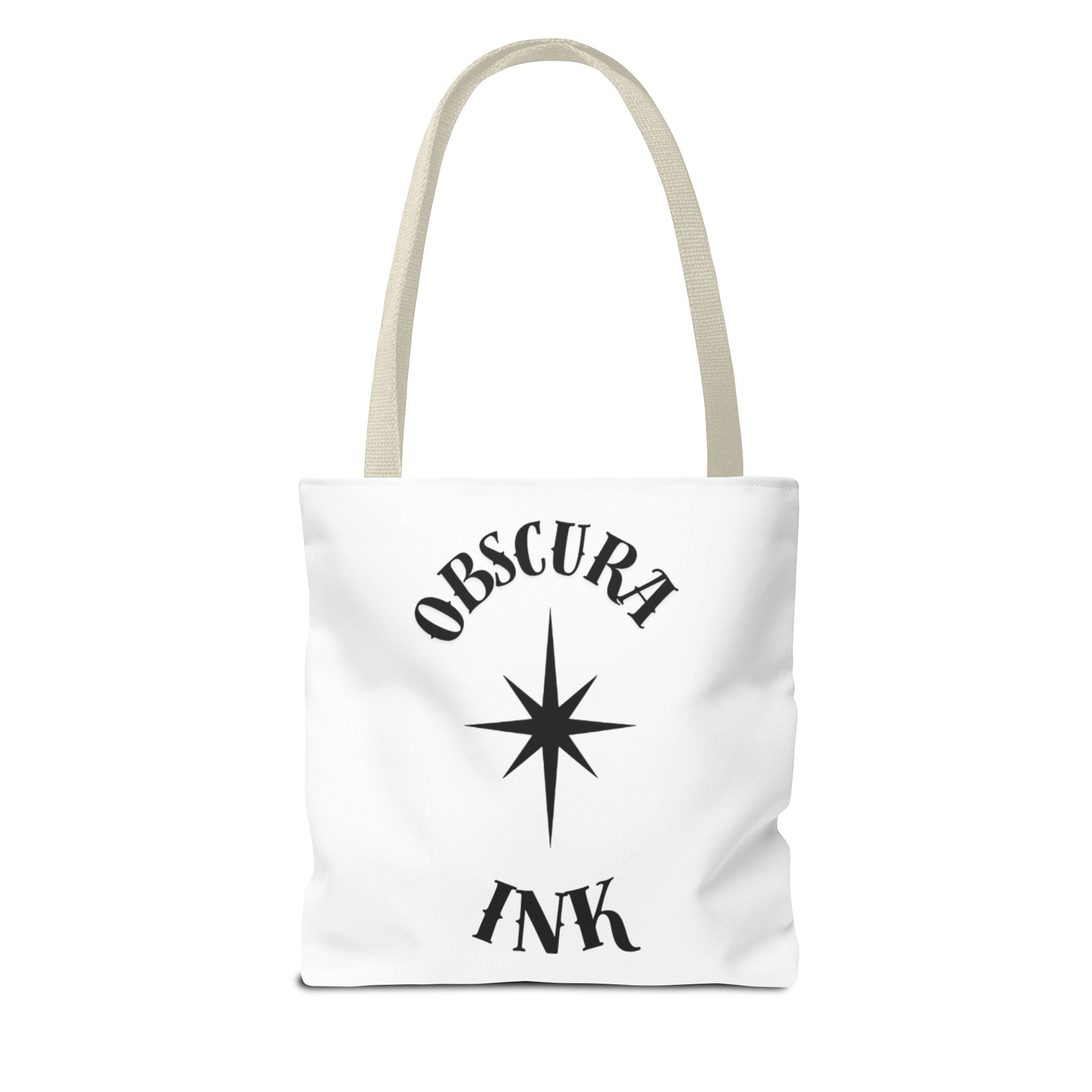 Obscura Ink Compass Tote Bag — Gothic Star Logo Canvas Tote