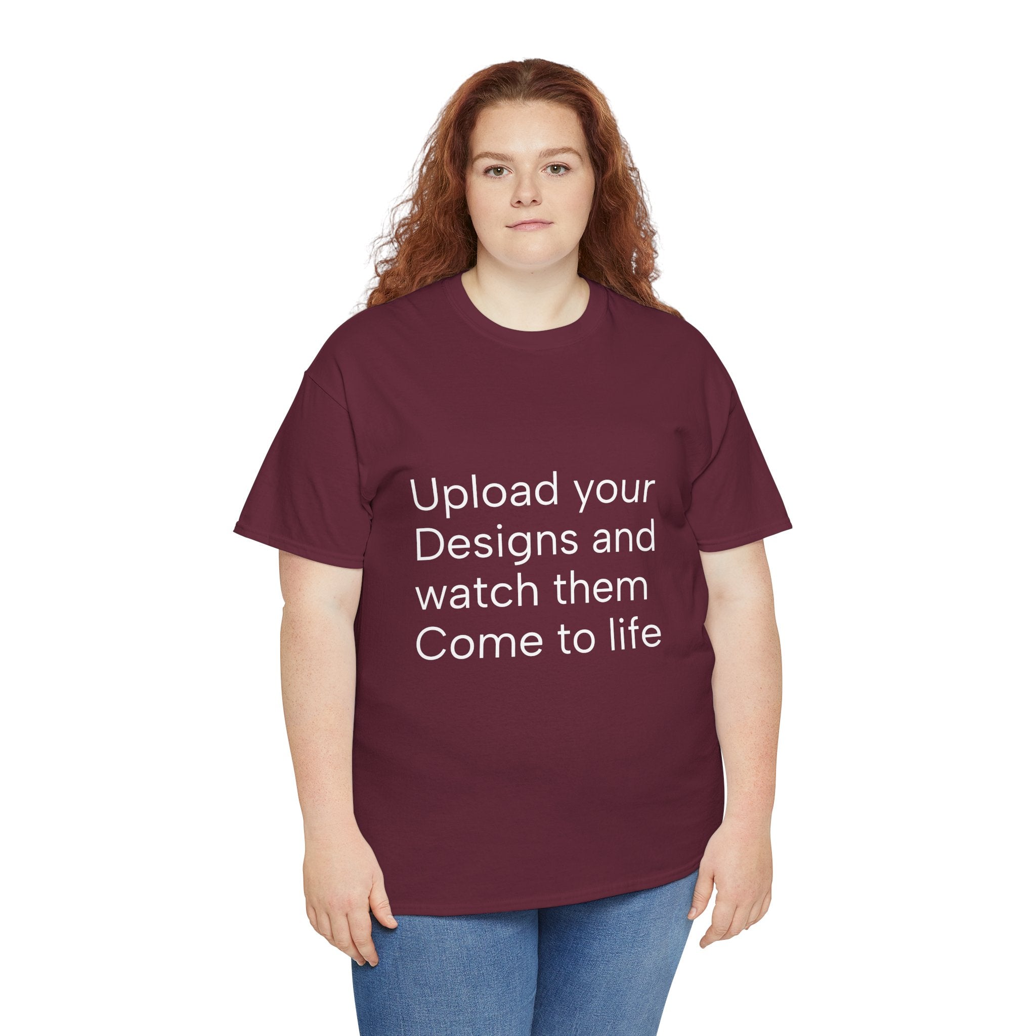 Customizable T‑Shirt – "Upload Your Designs and Watch Them Come to Life"
