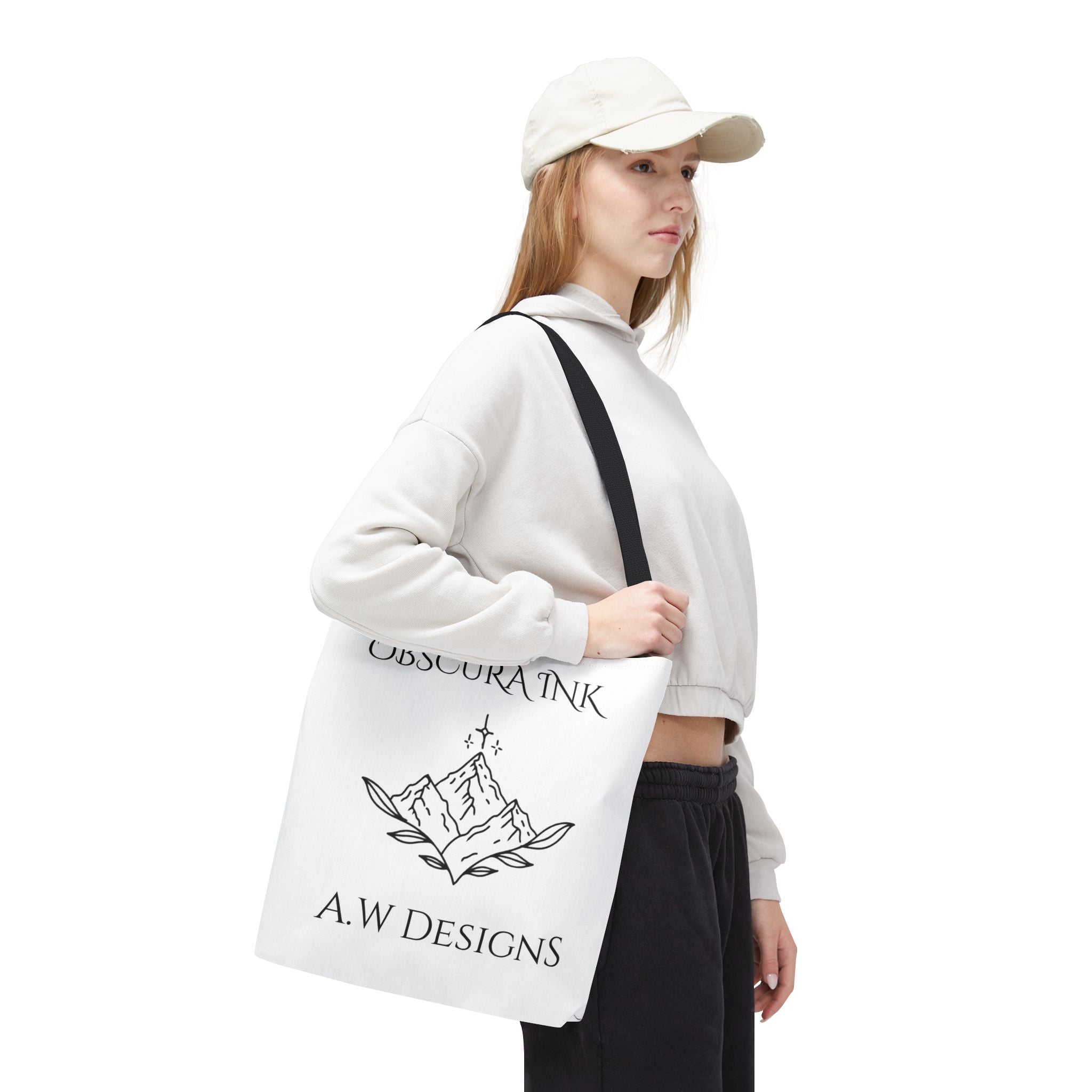 Obscura Ink Compass Tote Bag — Gothic Star Logo Canvas Tote