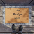 Personalized Welcome Doormat — Custom Design Coir Entrance Mat