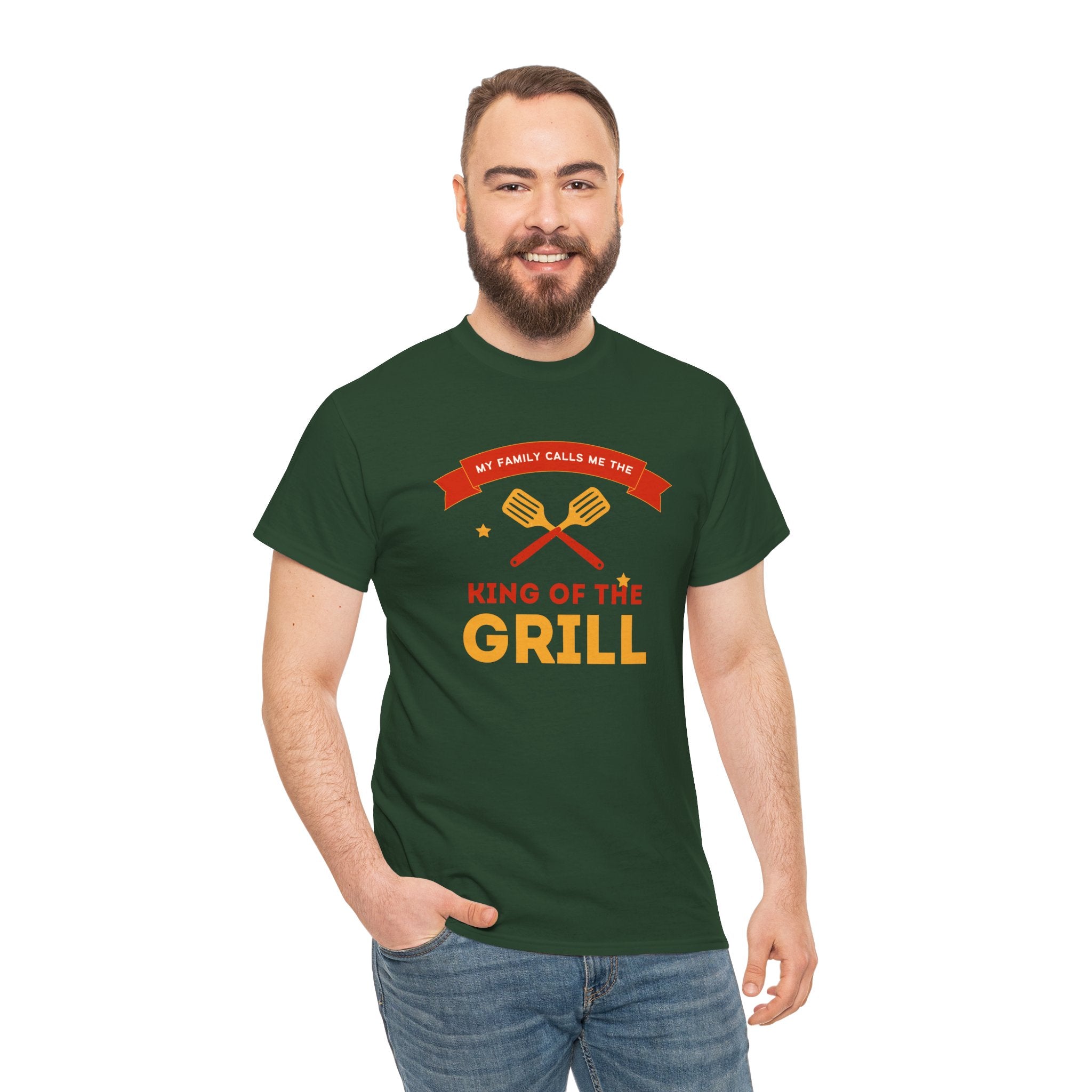 King of the Grill T-Shirt — My Family Calls Me The King of the Grill BBQ Tee
