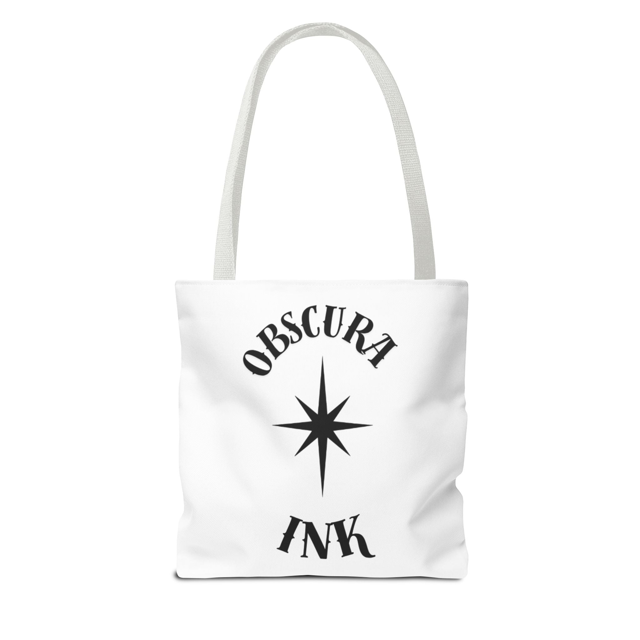Obscura Ink Compass Tote Bag — Gothic Star Logo Canvas Tote