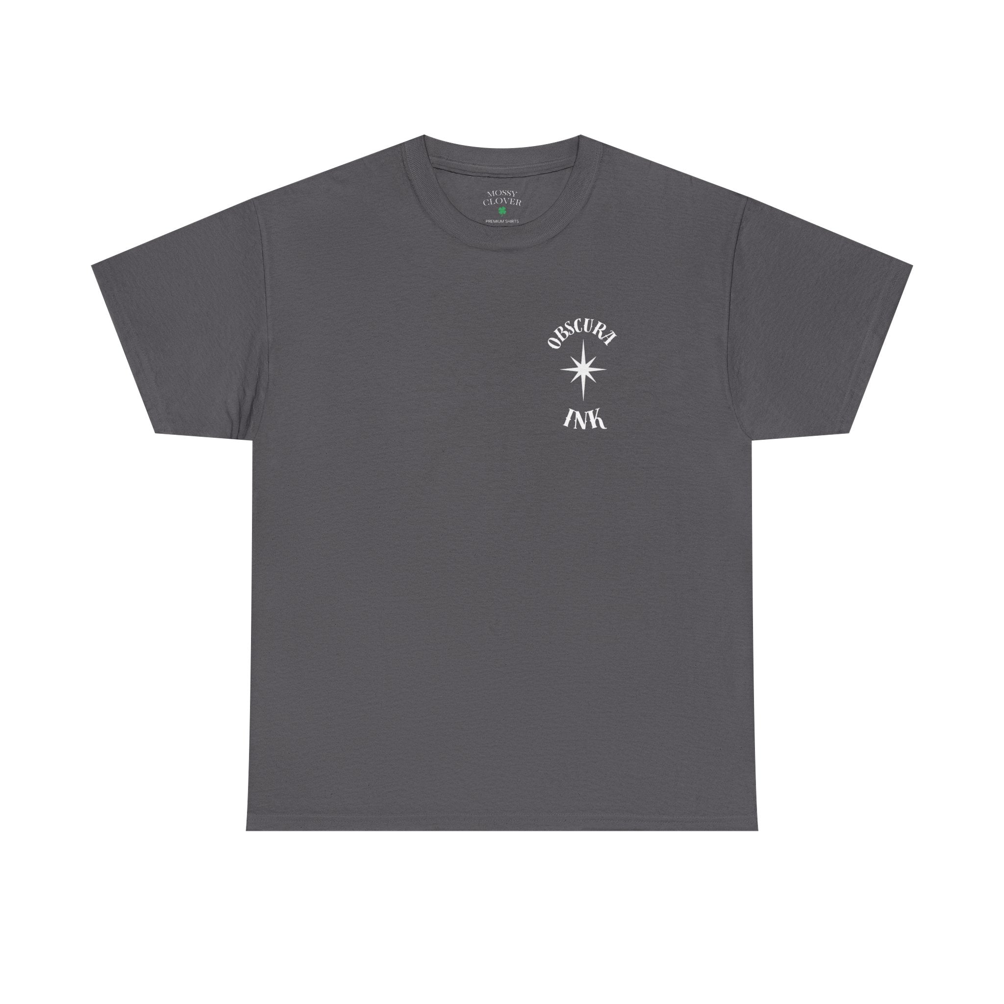 Skull Hourglass Tee — Gothic Skull Backprint Graphic T-Shirt