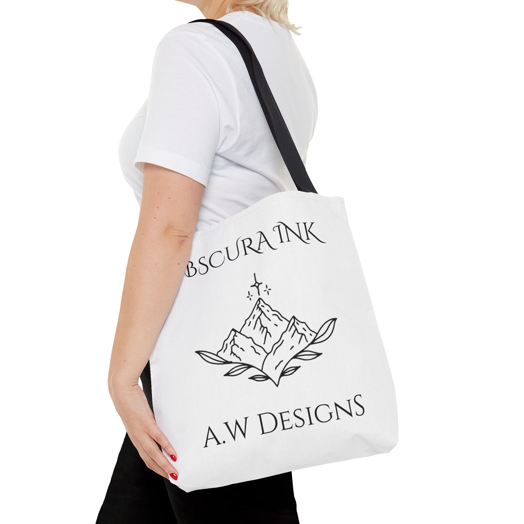 Obscura Ink Compass Tote Bag — Gothic Star Logo Canvas Tote