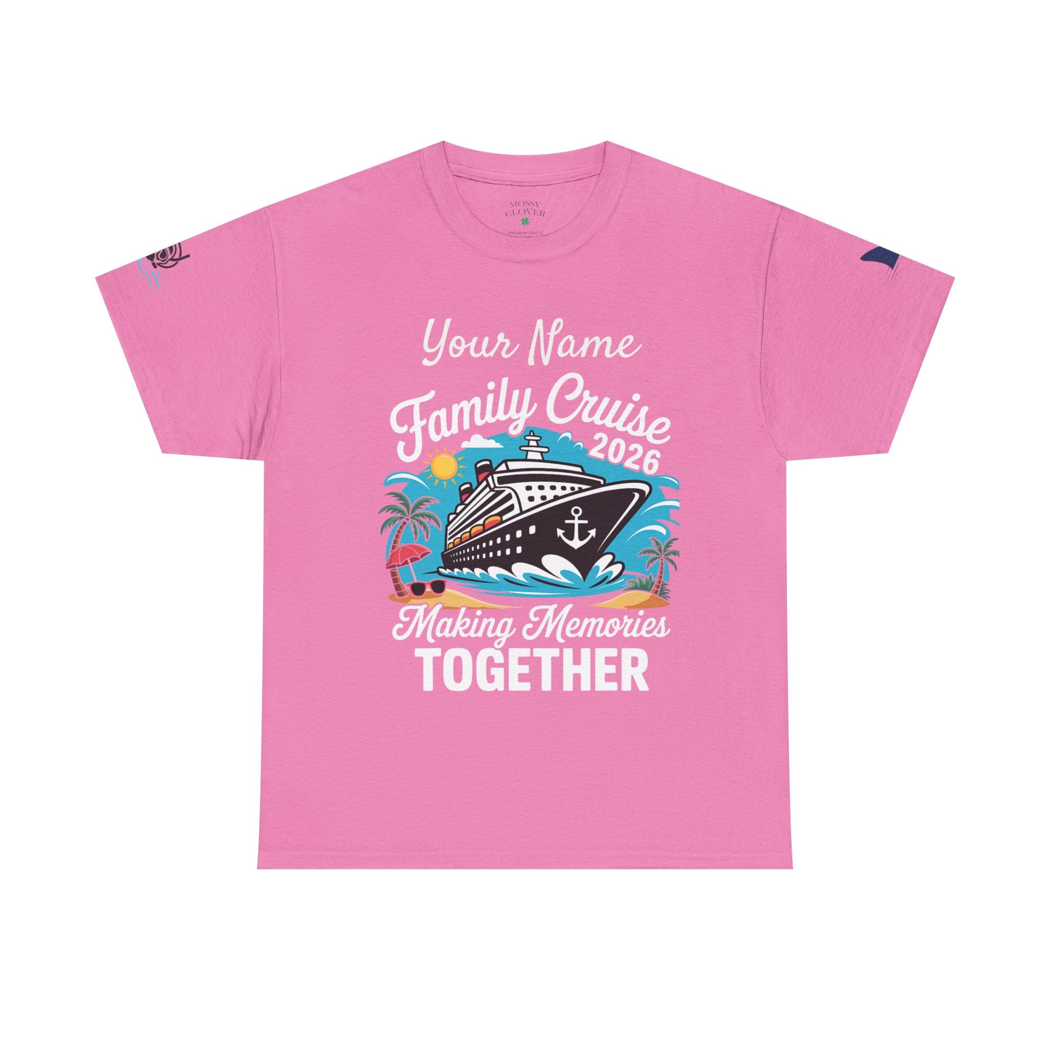Family Cruise T‑Shirt — Customizable 'Making Memories Together' Cruise Vacation Tee