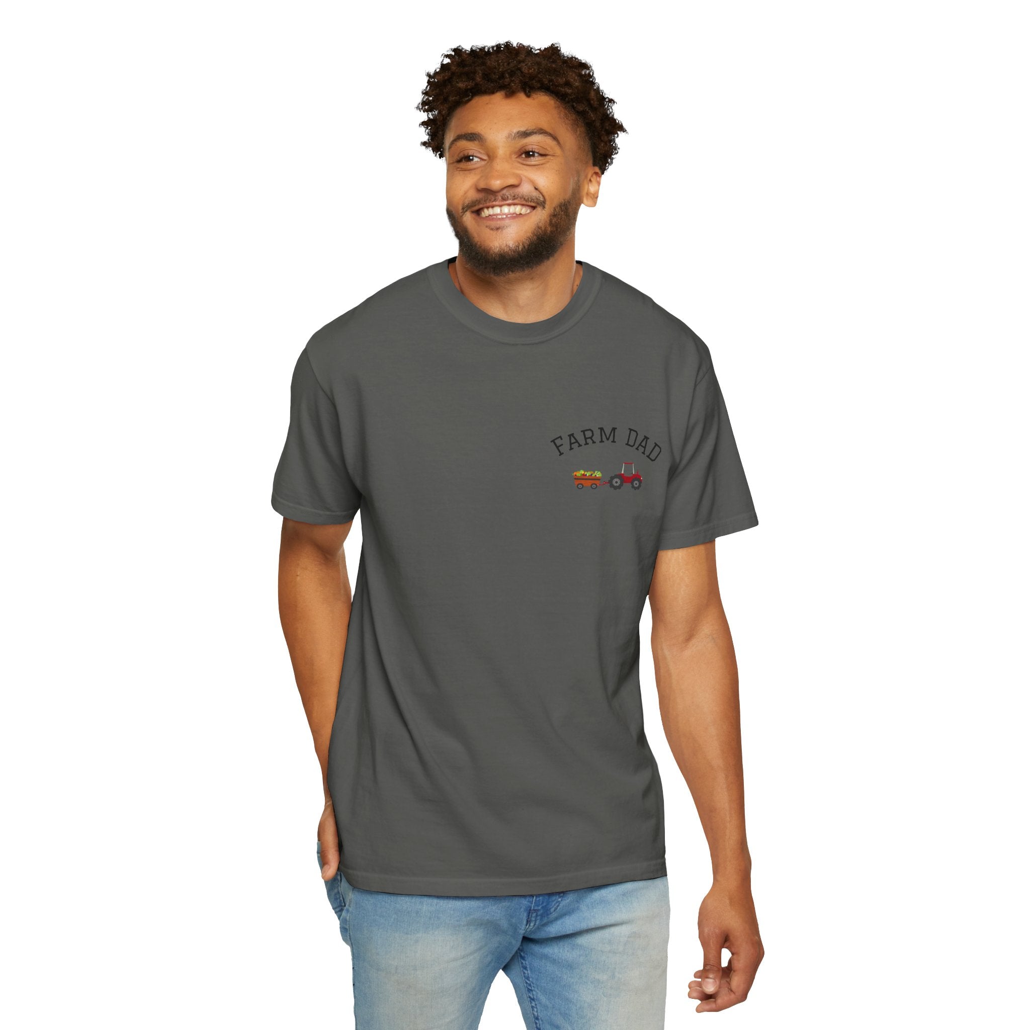 Farmer Dad T-Shirt — Rustic Farm Animals Graphic Tee