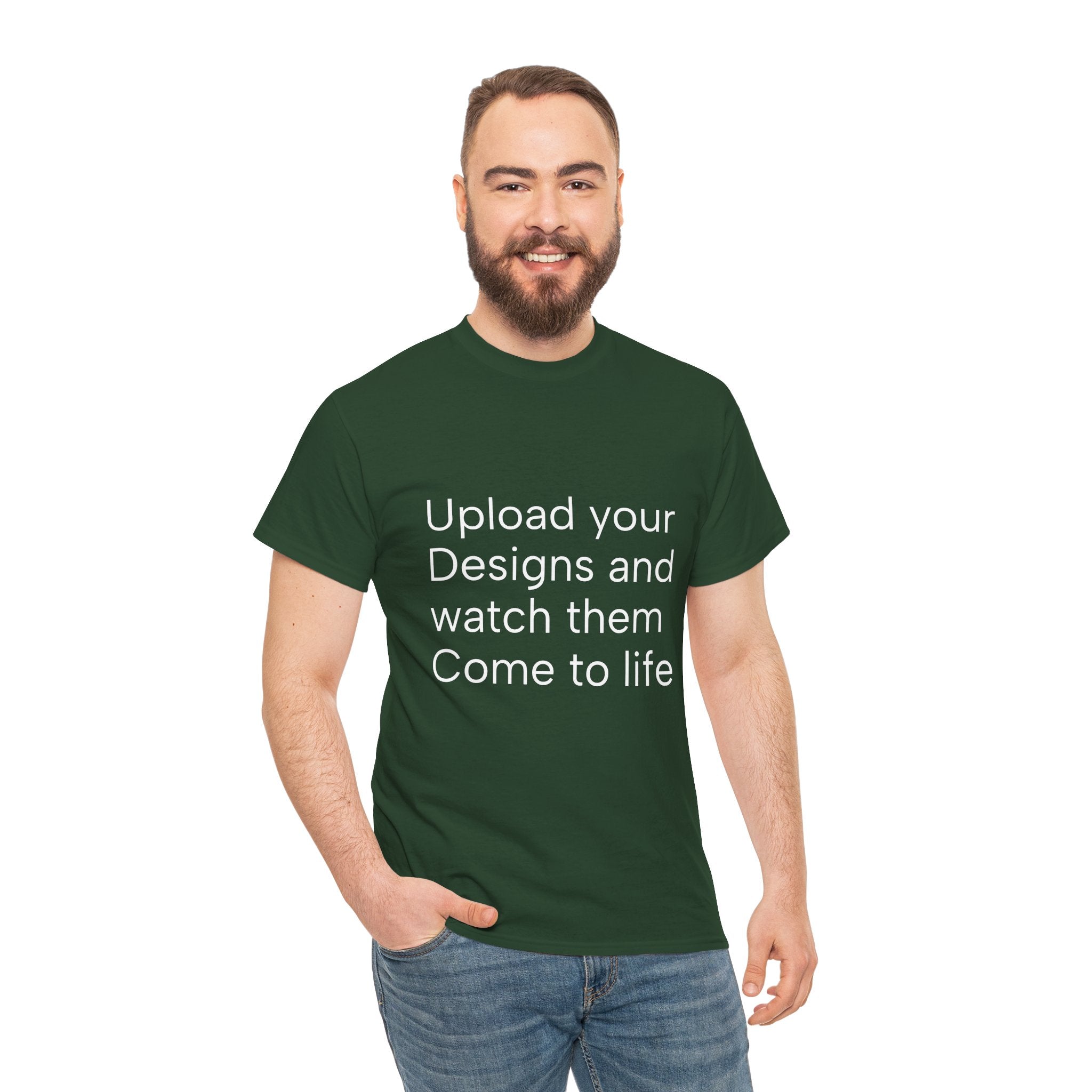 Customizable T‑Shirt – "Upload Your Designs and Watch Them Come to Life"